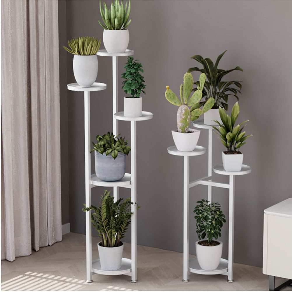 GarveeMore Blumenständer 80/100/120 Pflanze Stand MultiLayer Pflanzenständer Mit AntiRutschFüße, Eck-Pflanzenständer Gestufte Pflanzenständer Regal für Home Off – Bild 5 von 5