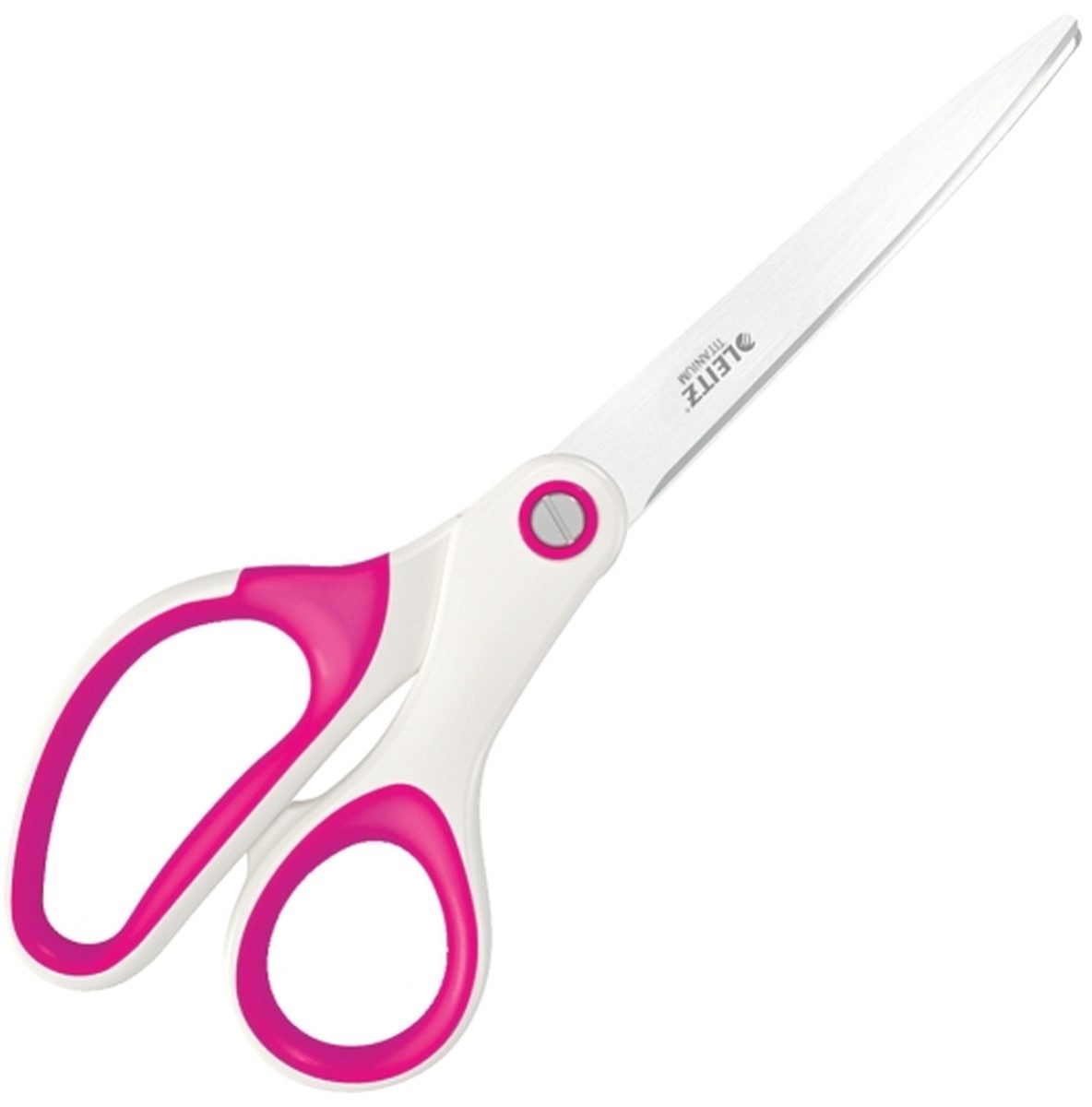 LEITZ Papierscheren Büroschere Wow Edelstahl 205 mm pink metallic (10 Stück)