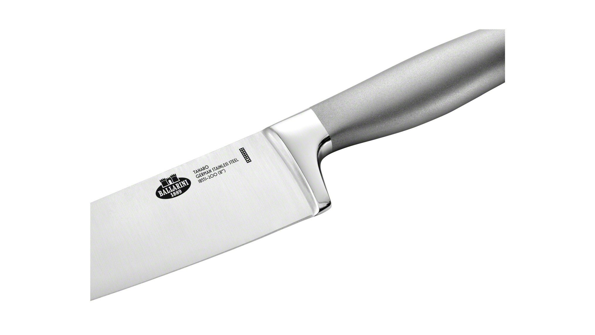 BALLARINI Messer 7-tlg, Küchenmesser Natur Messerblockset Tanaro BALLARINI (7tlg) Messerblock