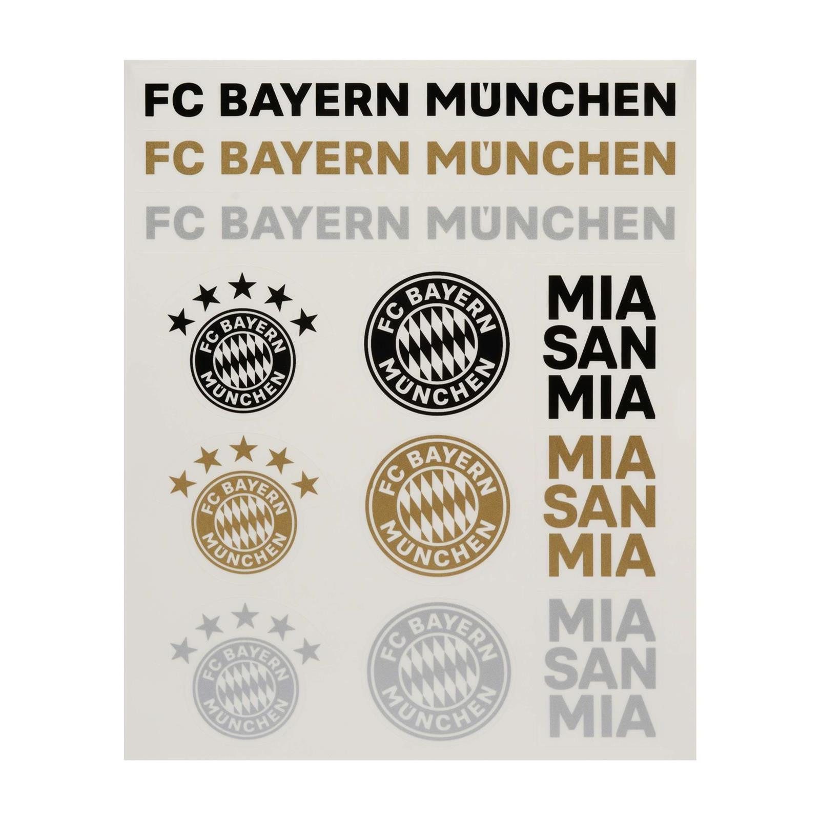 FC Bayern München Aufkleber FC Bayern Aufkleberkarte 2er Set