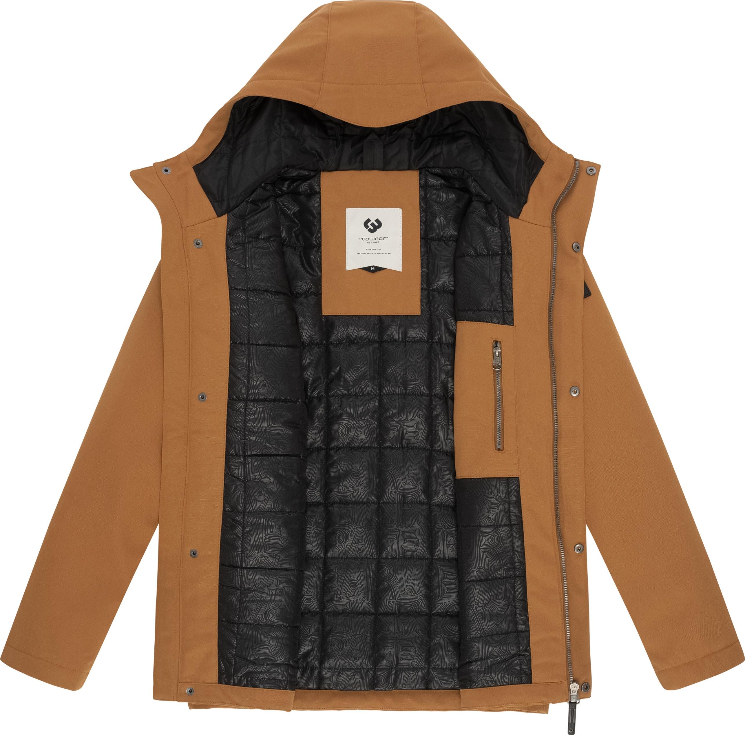 Ragwear Winterjacke Mr Them stylische Herren Outdoorjacke mit großer Kapuze