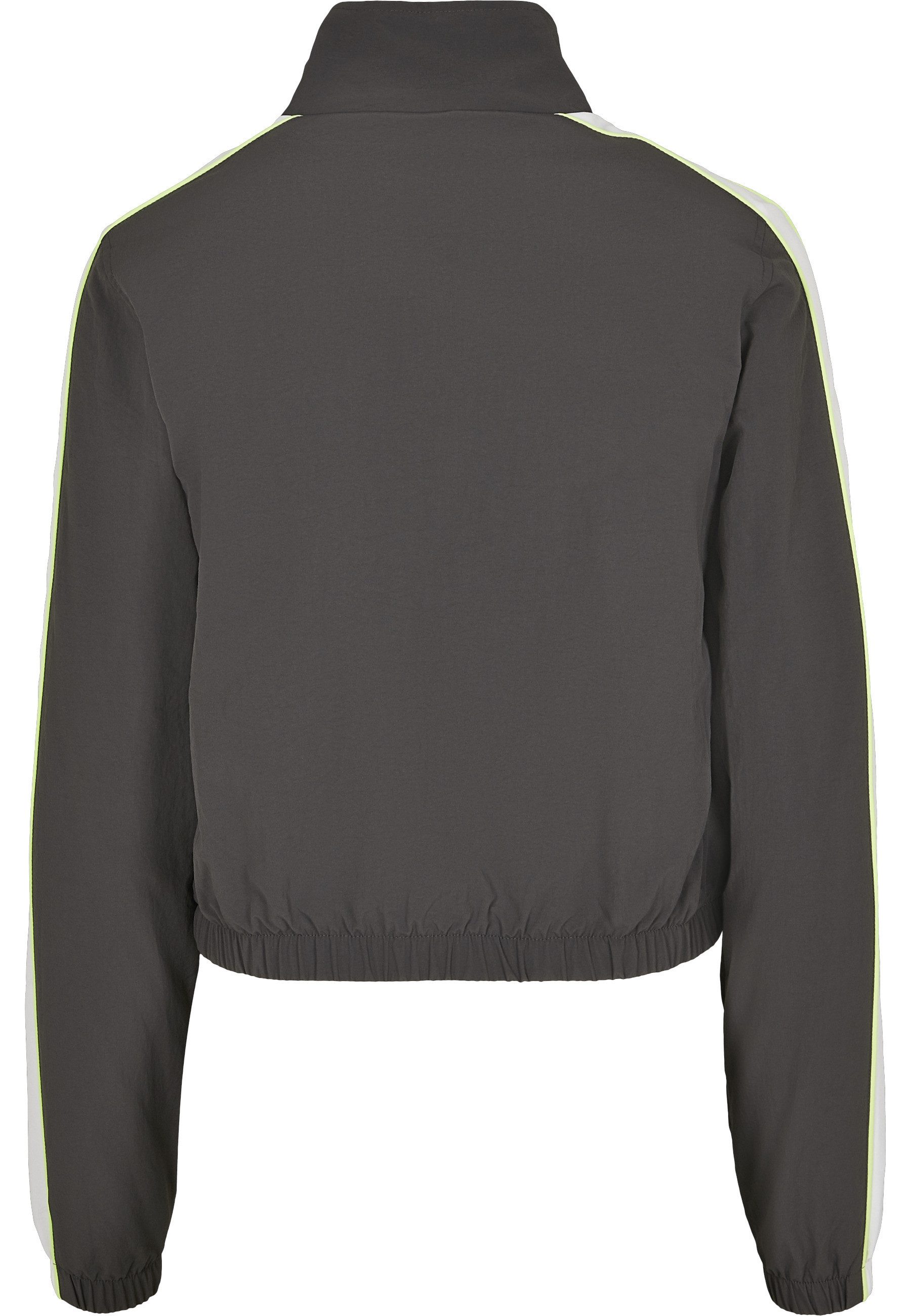URBAN CLASSICS Allwetterjacke Urban Classics Damen Ladies Short Piped Track Jacket (1-St)