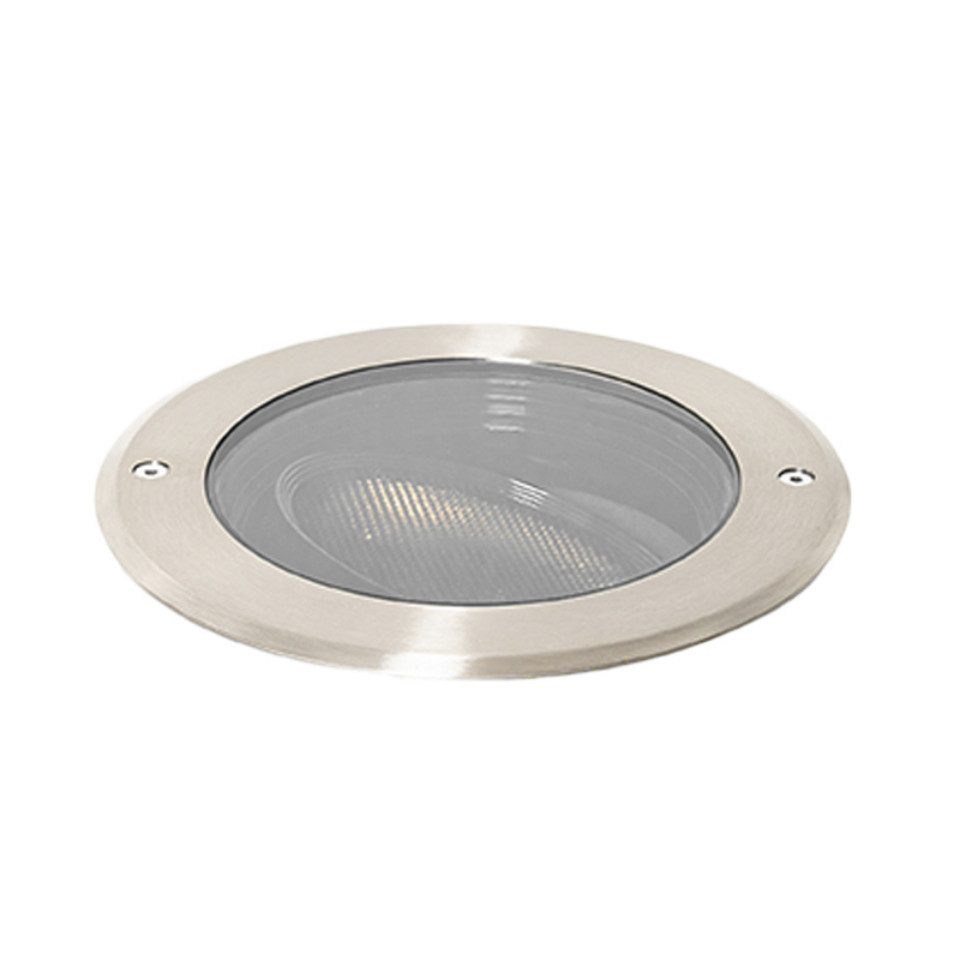 Qazqa LED Einbaustrahler Delux honey, ohne Leuchtmittel, Warmweiß, QAZQA Außen Einbau­leuchte, gu10, Stahl, Aluminium, Modern