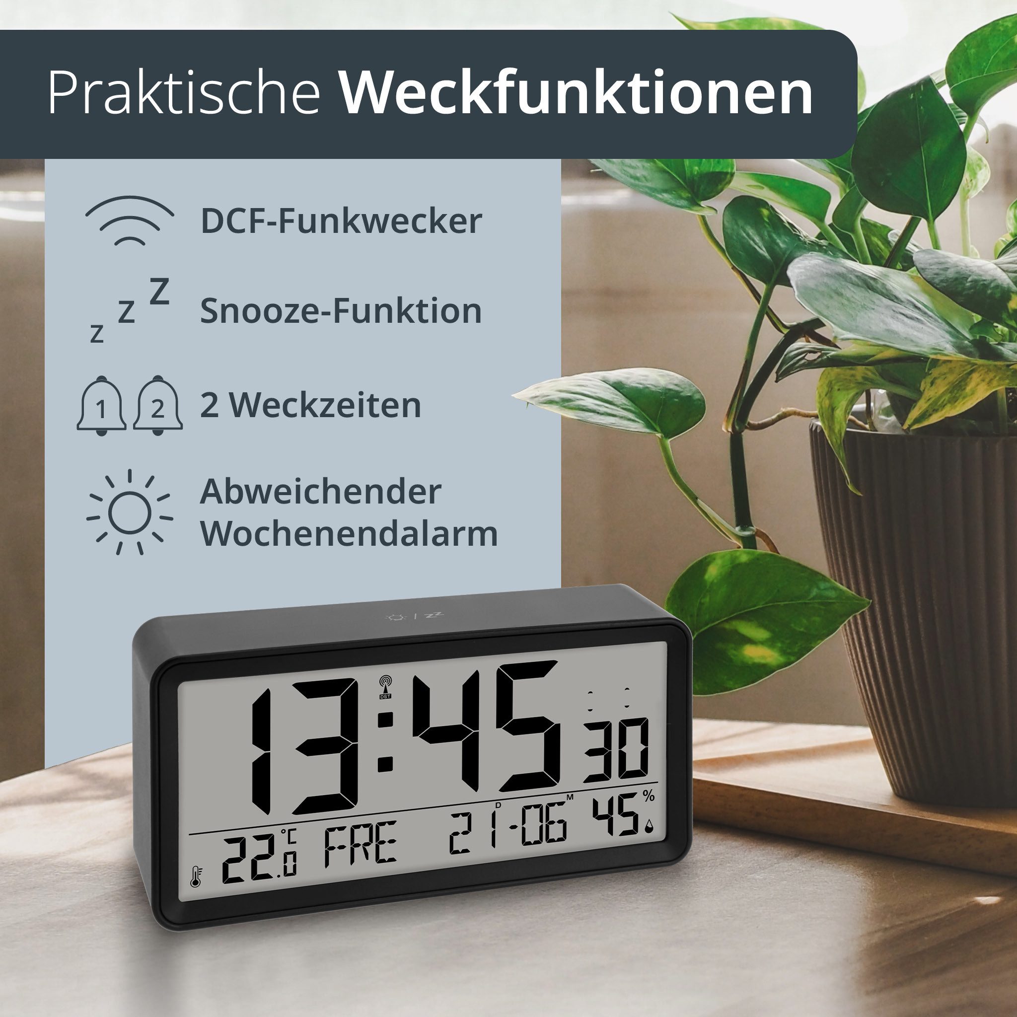 ADE Funktischuhr XXL, digital mit extra günstig online kaufen