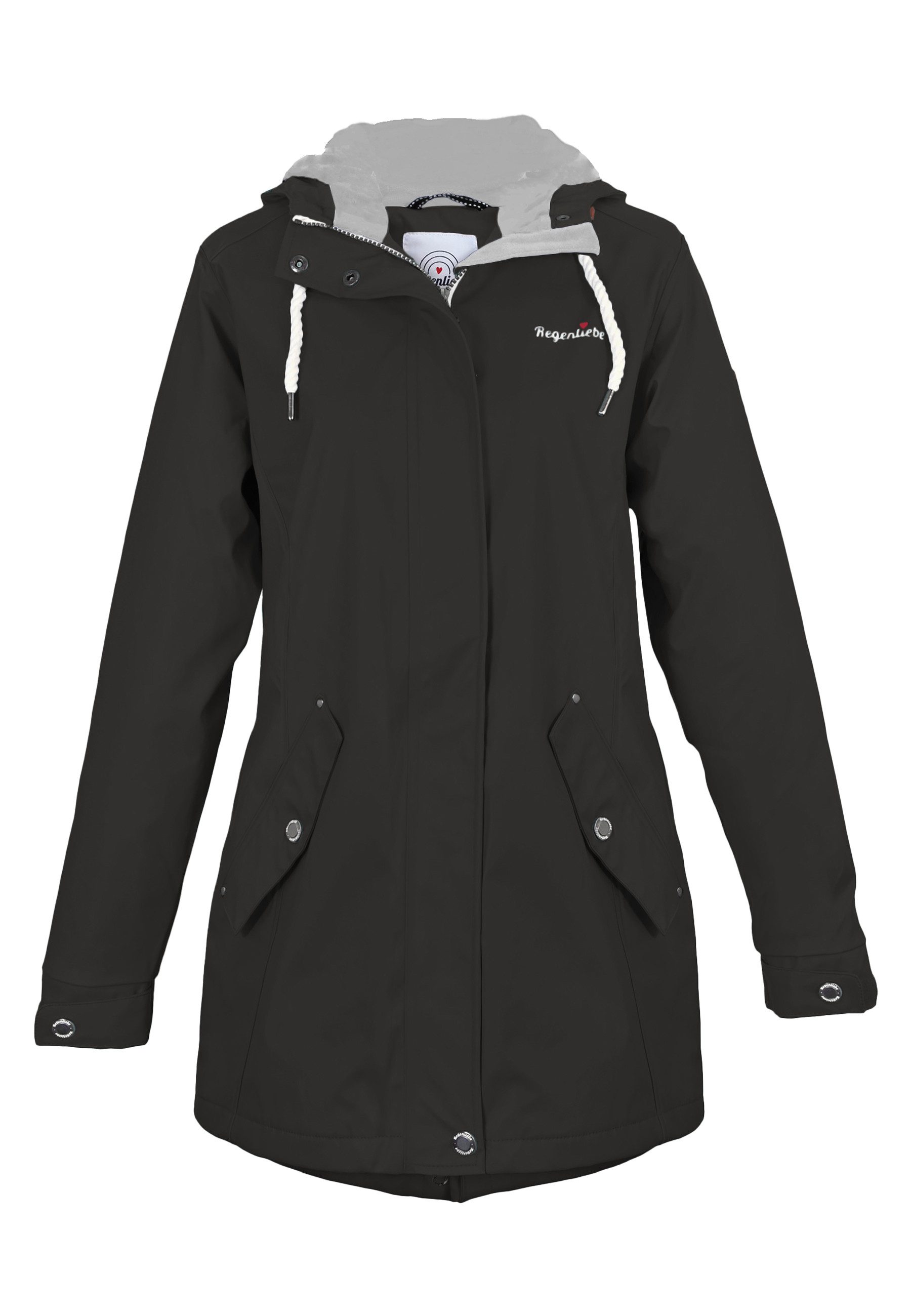 Regenliebe Regenmantel Friesennerz taillierter Regenmantel mit verstellbare günstig online kaufen