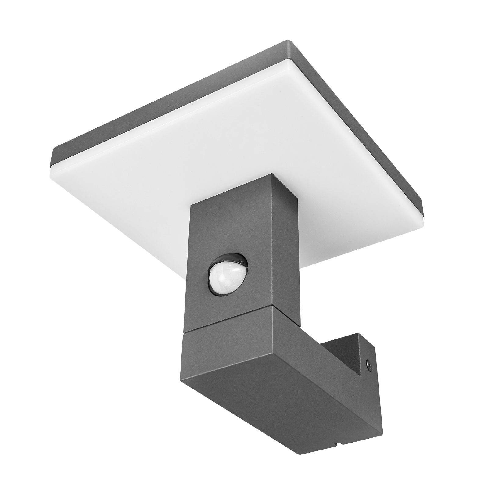 Lucande Außen-Wandleuchte Olesia, 1 x 8,6 W LED, warmweiß