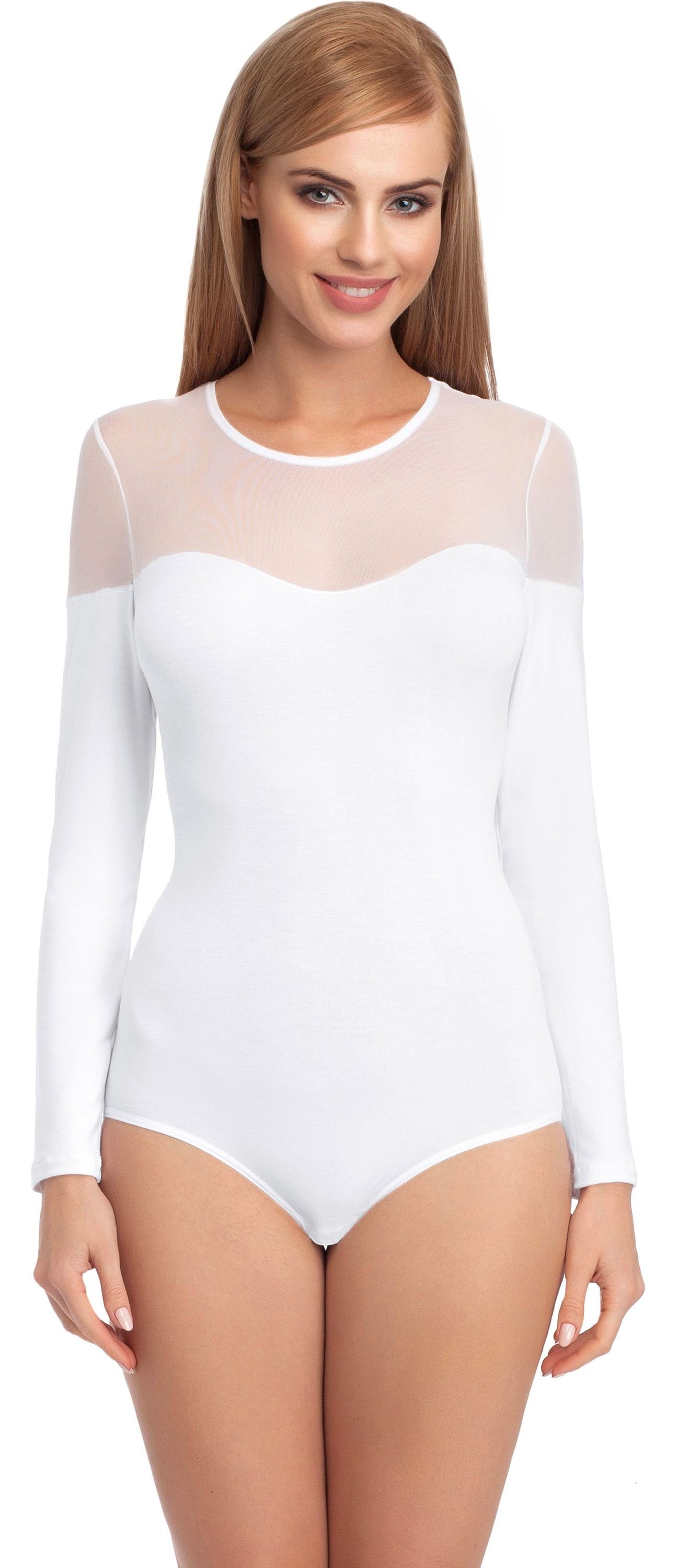Body Damen Langarm Body BD106