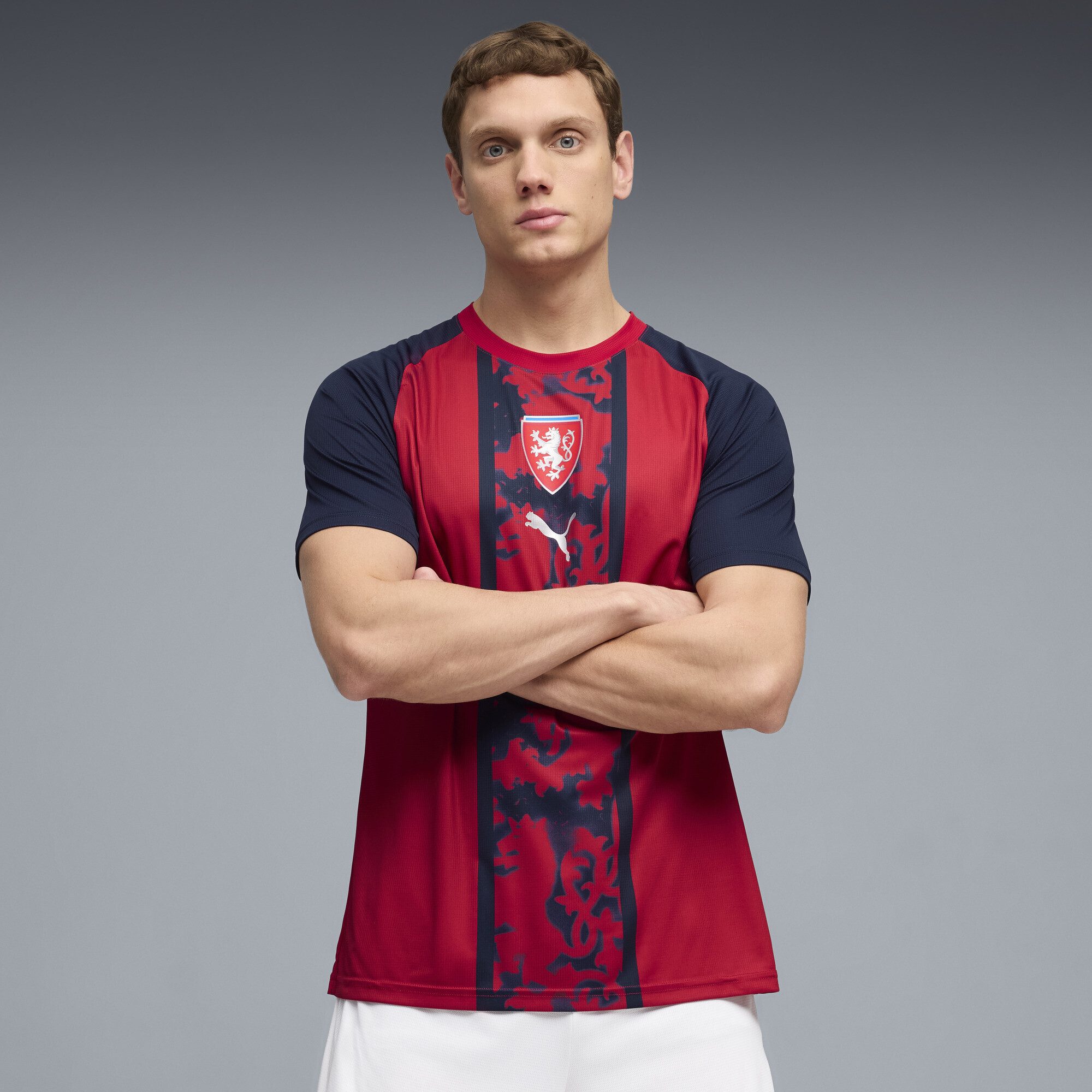 PUMA Trainingsshirt Tschechien Aufwärmtrikot Herren