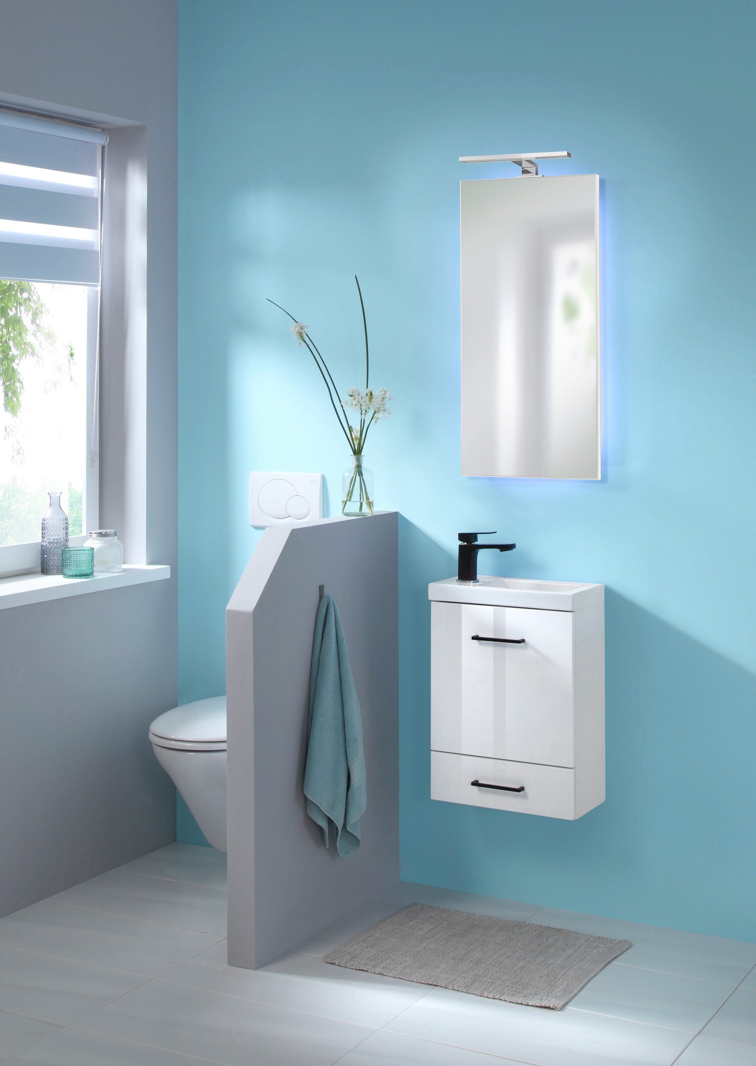 welltime Badmöbel-Set Trento, verschiedene Ausführungen und Farben, (4-St), günstig online kaufen