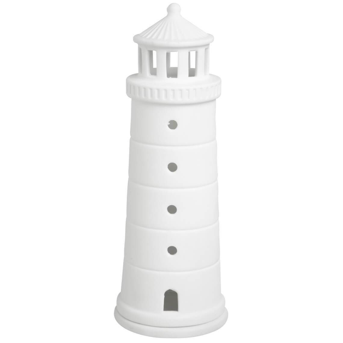 Räder Design Windlicht Räder Porzellan Lichthaus Leuchtturm 18cm 15468 günstig online kaufen