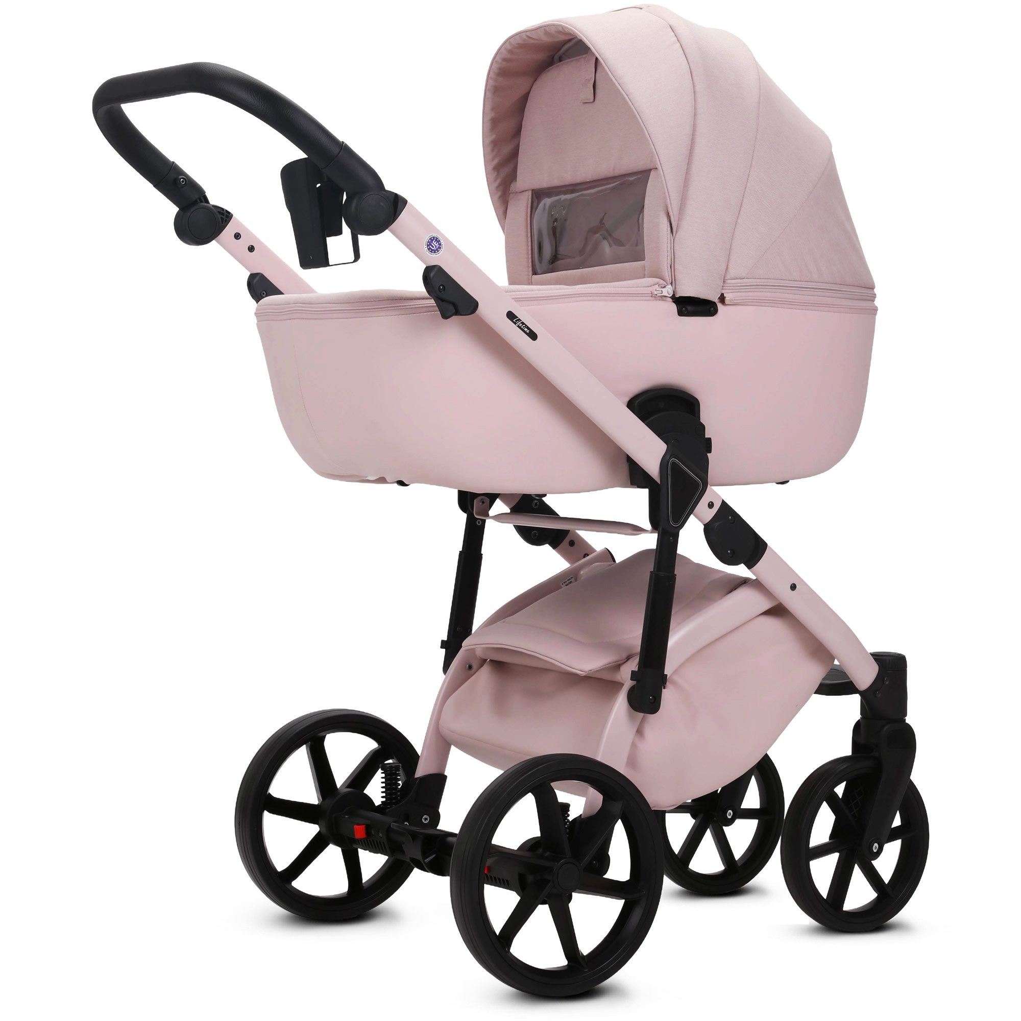 Knirpsenland Kombi-Kinderwagen Lifetime Sportsitz, Wickeltasche, viel Zubehör 2in1, Top Federung, (Spar Set), Kinderwagen mit Sportaufsatz, mit Schwenkrädern, Top Federung