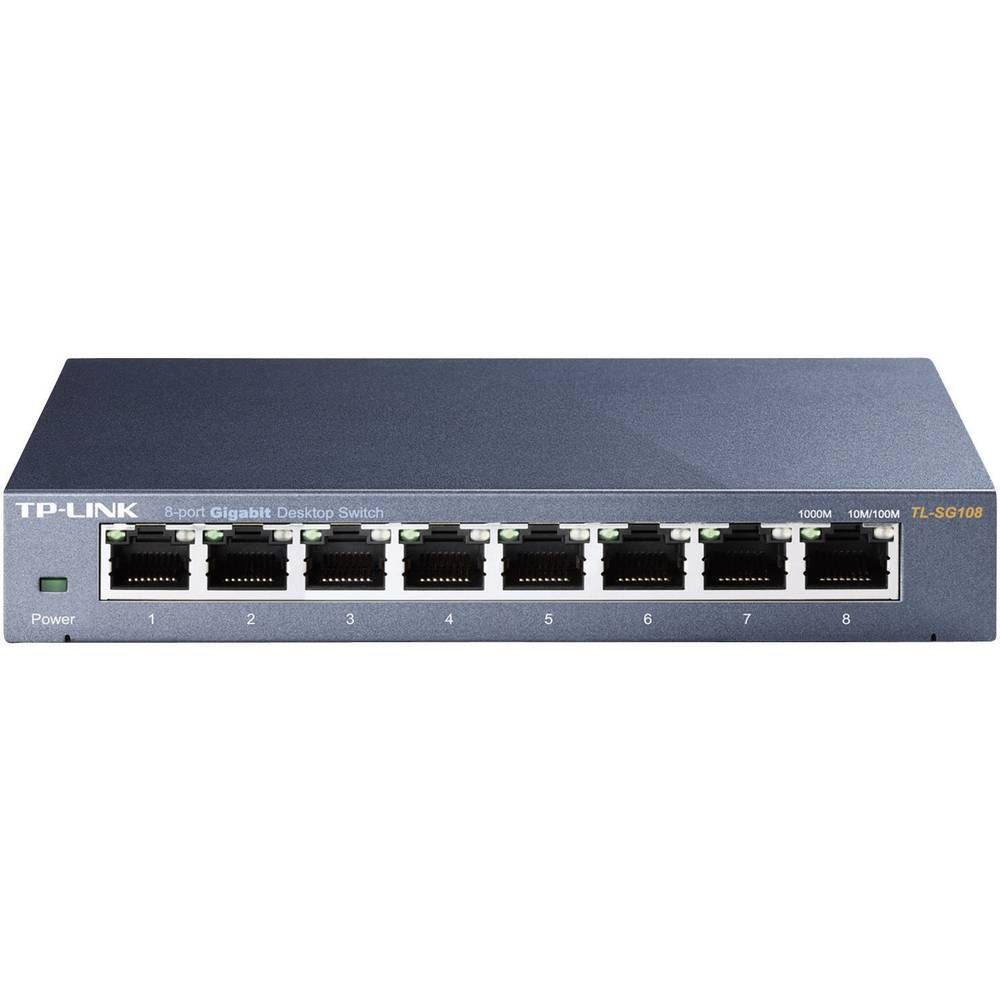 tp-link TL-SG108 8-Port-Gigabit-Desktop-Switch TLSG108 V4 Netzwerk-Switch