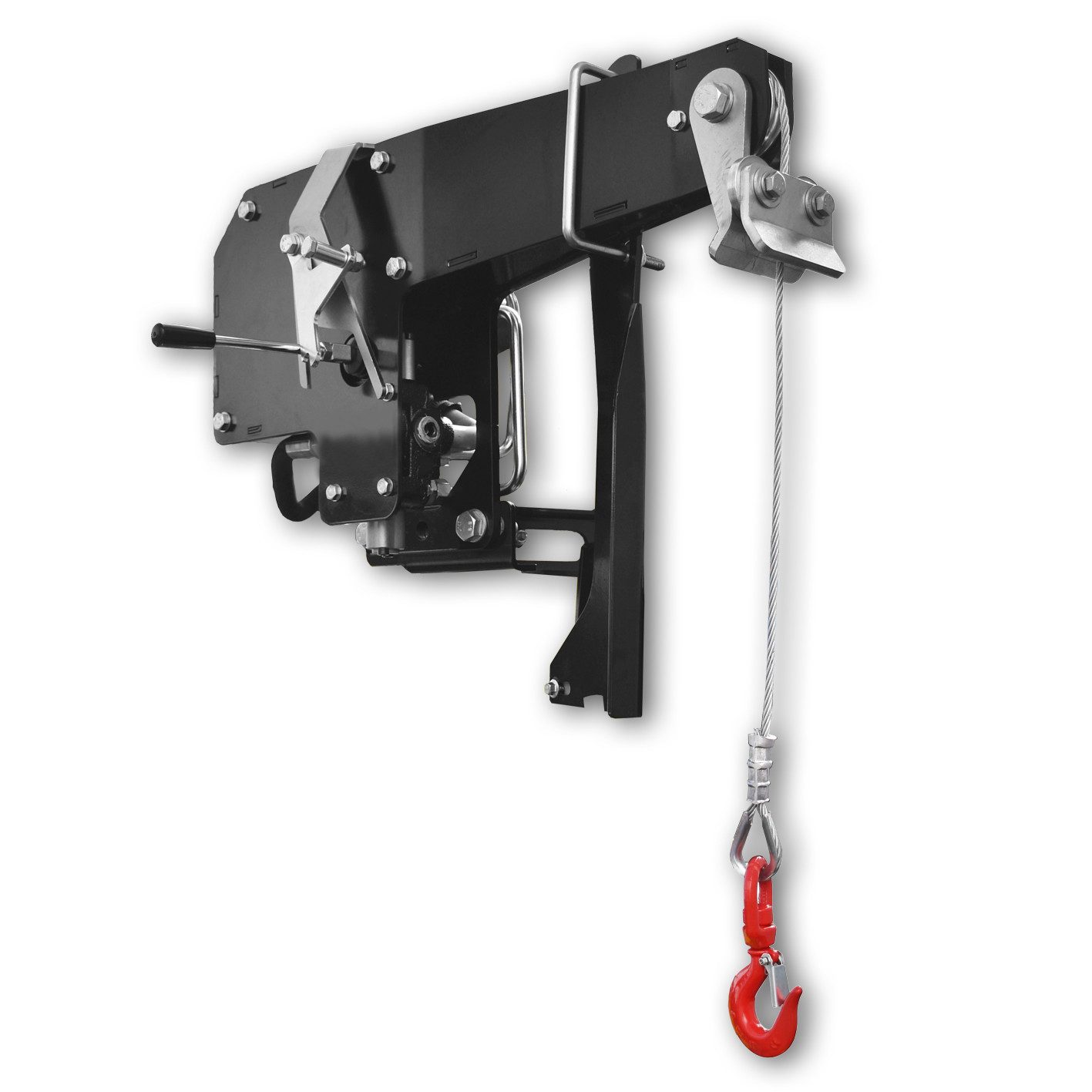 BAMATO Holzspalter - Seilwinde für Brennholzspalter HO-22P, HO-22EP, HO-30EP, Spaltgutlänge bis 0 cm, Spaltgutdurchmesser bis 0 cm, (1-St), 4,8 kN Zugkraft, massive Ausführung