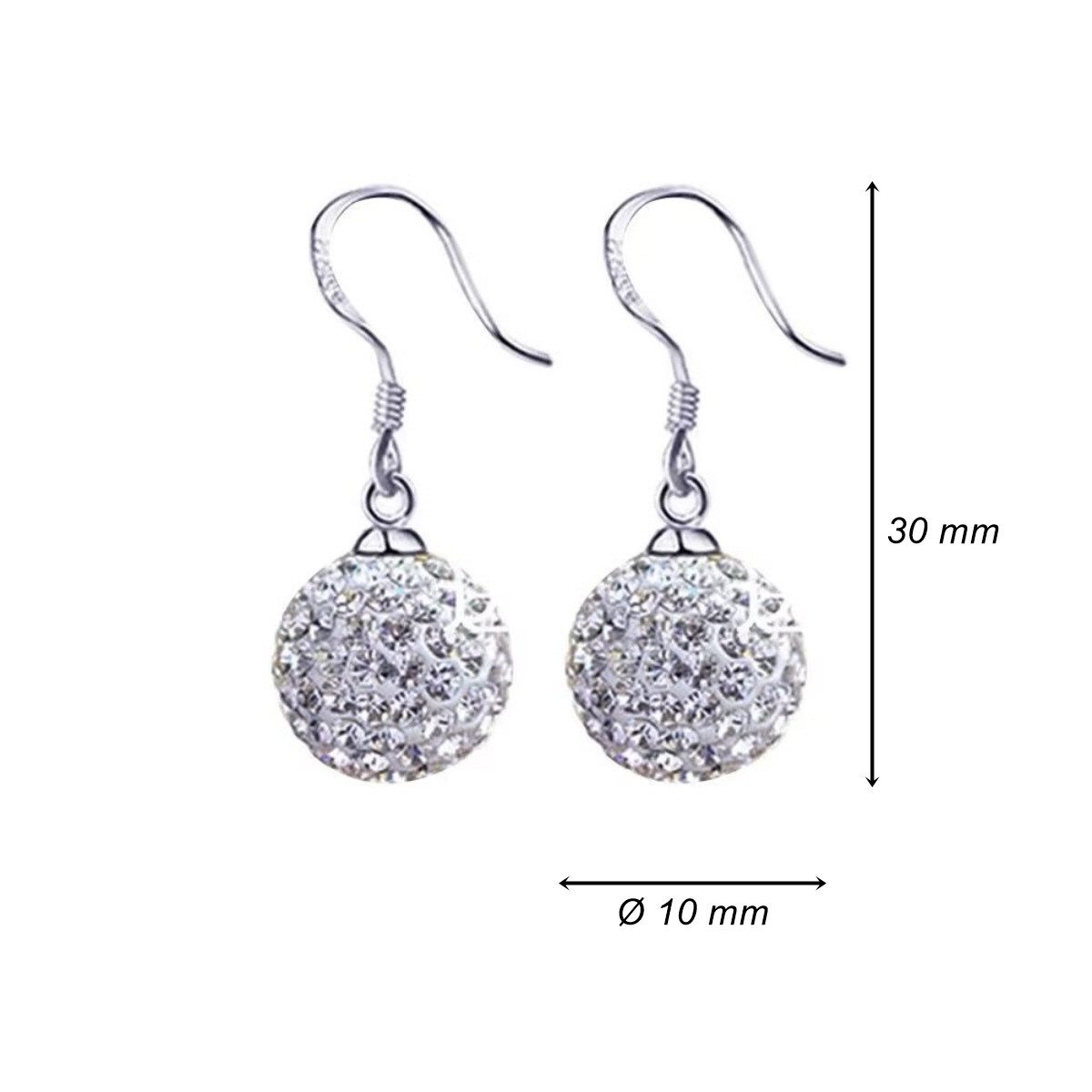 ELLAWIL Paar Ohrhaken lange Perlen Ohrhänger Ohrschmuck Damenohrringe Ohrha günstig online kaufen