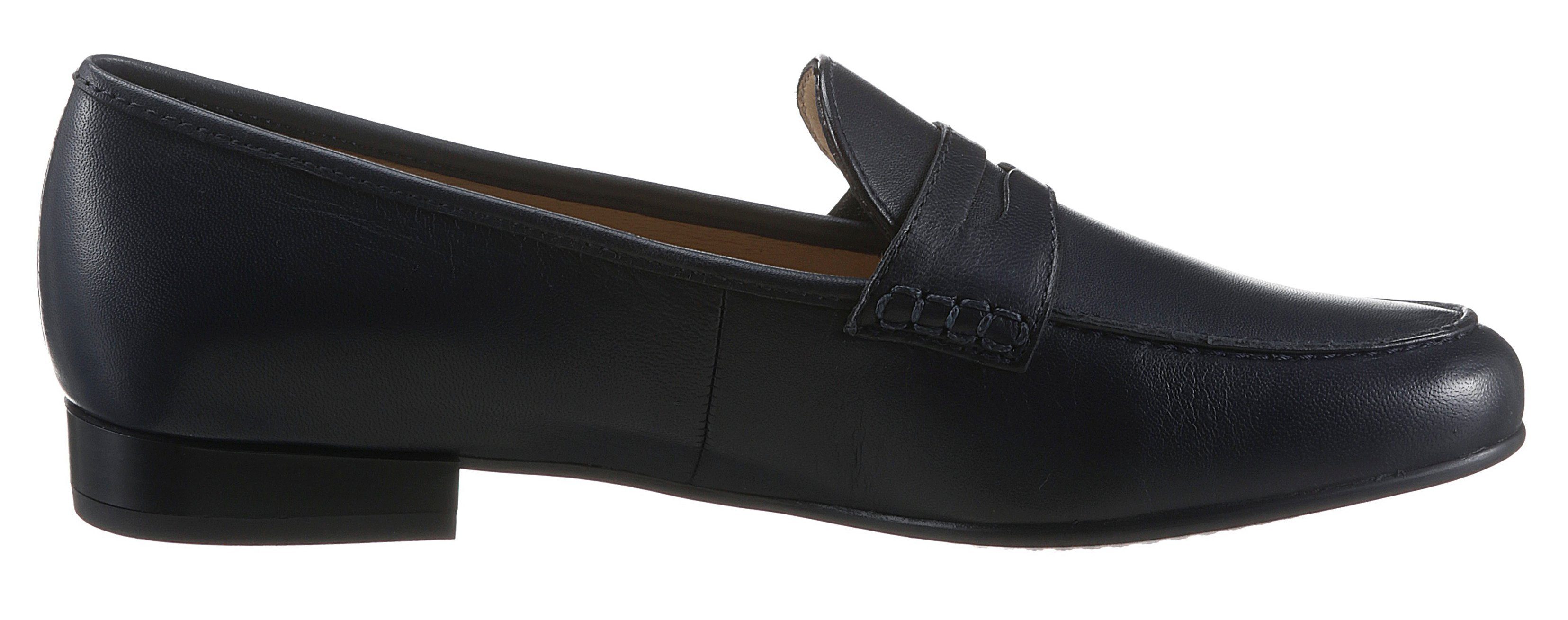 Slipper KENT Ara Schuhweite eleganter schmale Form, dunkelblau in