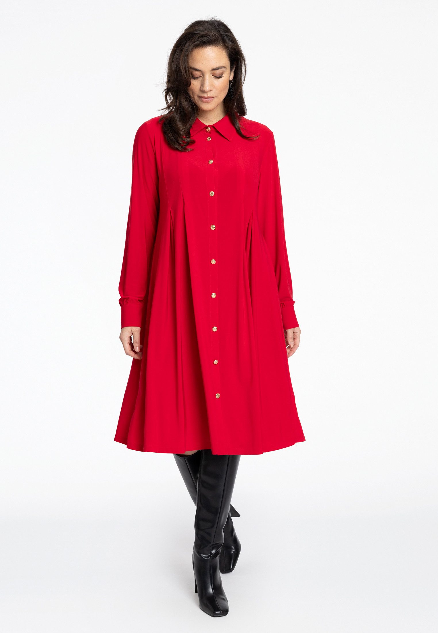 YOEK A-Linien-Kleid Damen Kleid Große Größen günstig online kaufen