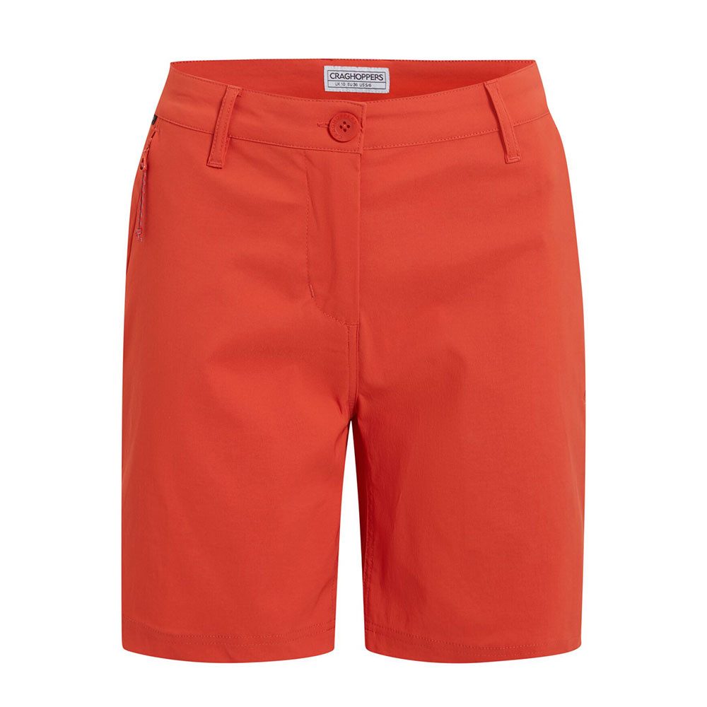 Craghoppers Trainingstights Craghoppers - Kiwi Pro III Damen Shorts (18cm) kurze Hose, Rot