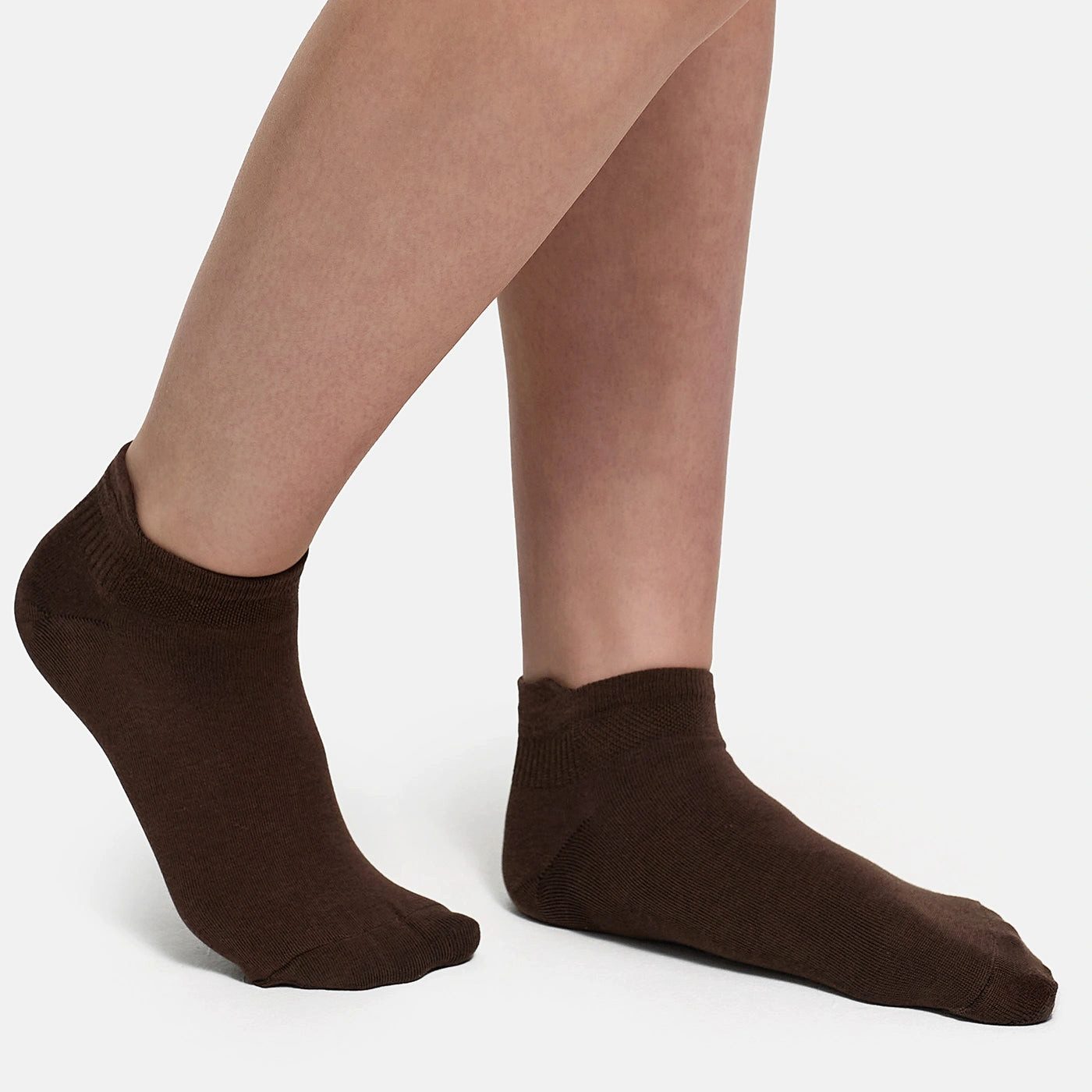 Socken Sneaker Socken, 4er Pack-Braun-35 - 38