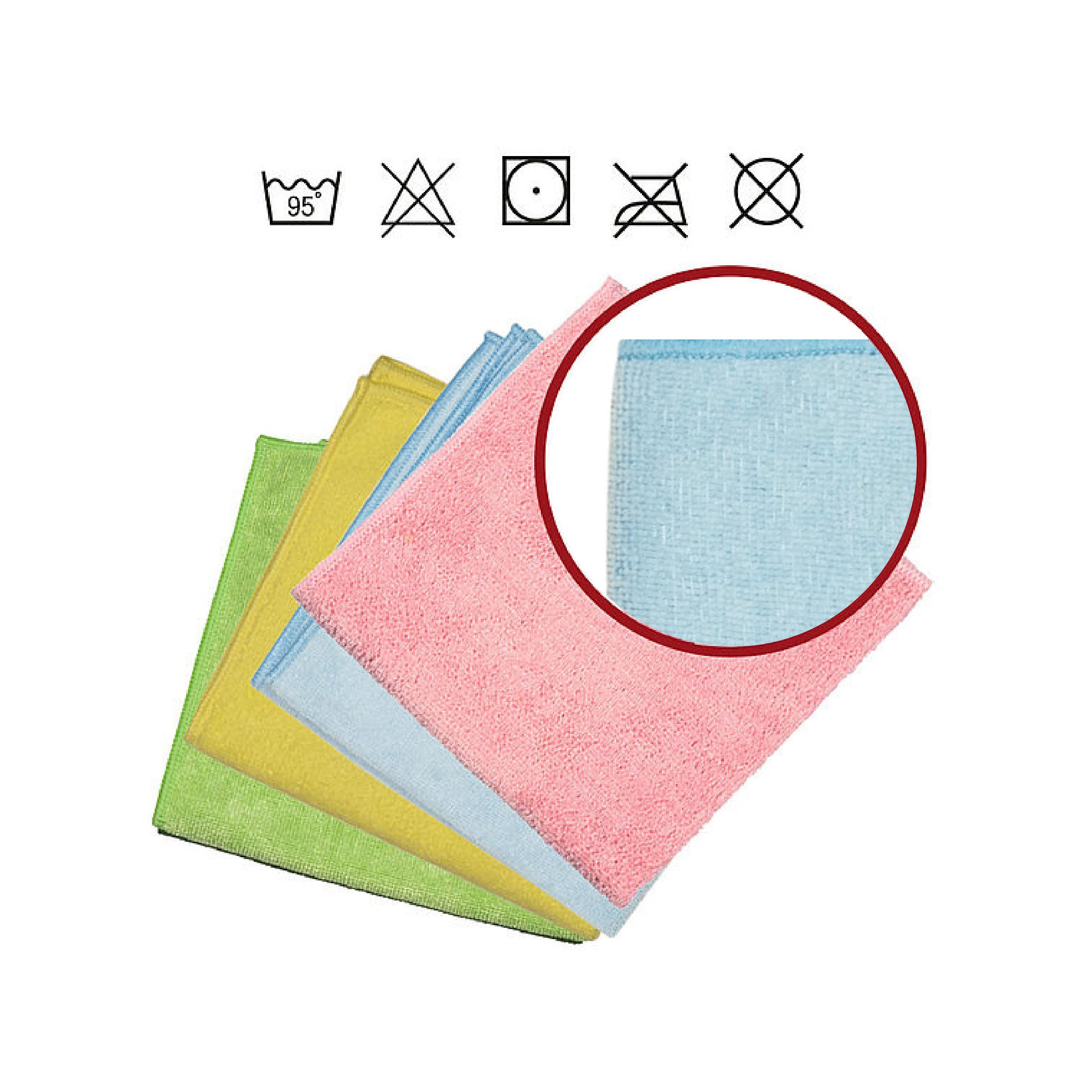 Sprintus SPRINTUS Rainbow PRO Mikrofasertuch – Farbcodiertes Reinigungstuch für Mikrofasertuch