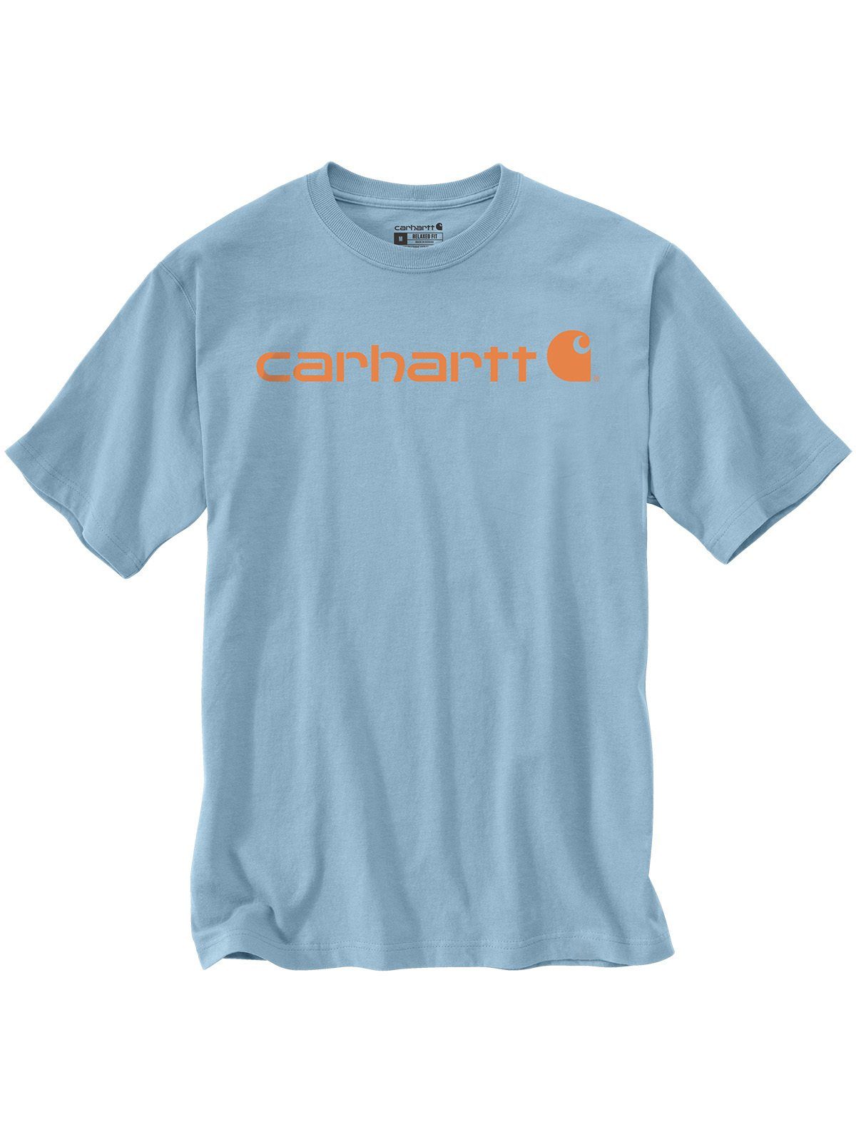 Carhartt T-Shirt Carhartt Logo T-Shirt hellblau | T-Shirts