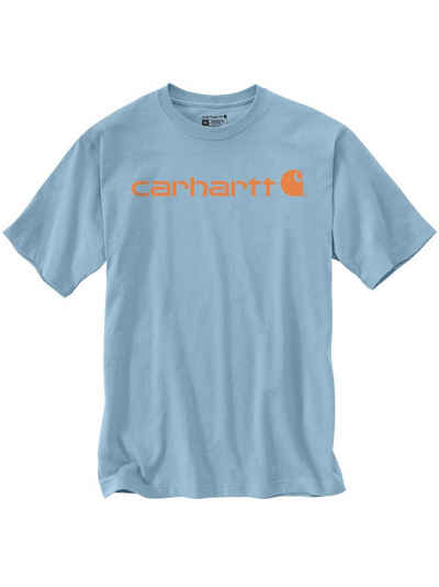 Carhartt T-Shirt Carhartt Logo T-Shirt hellblau