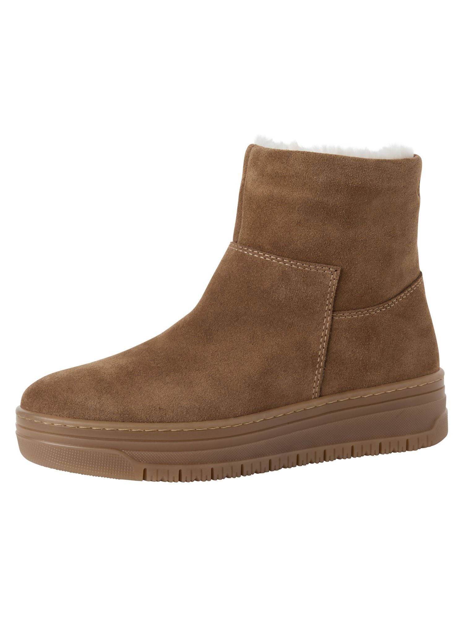 aus Leder kein Absatz 1-26474-45 Winterstiefelette