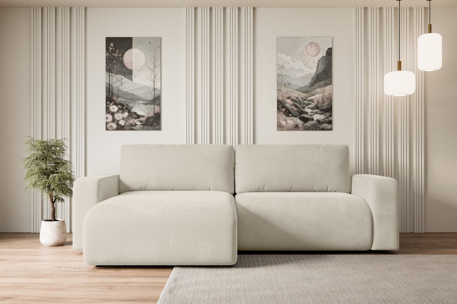 ALTDECOR Ecksofa KLEEA-L, Couch mit Schlaffunktion, günstig online kaufen