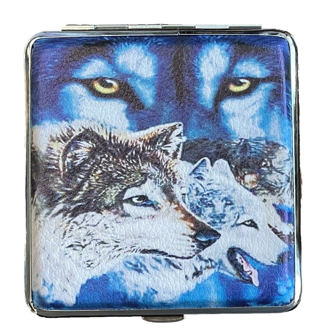 Westernlifestyle Aufbewahrungsbox Zigarettenetui Wolf Adler günstig online kaufen