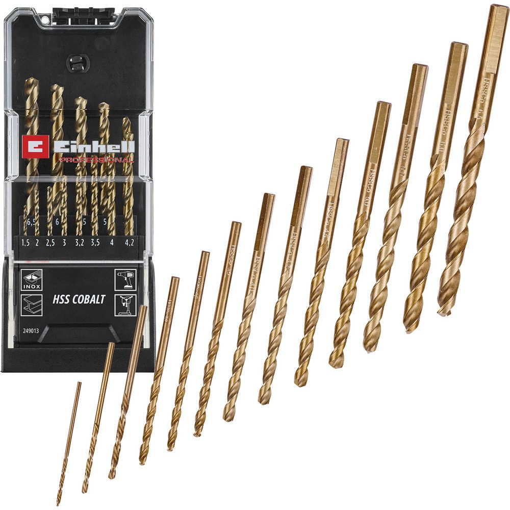 Einhell Metallbohrer Einhell 249013 HSS-Co Metall-Spiralbohrer-Set 1.5 mm, 2 mm, 2.5 mm