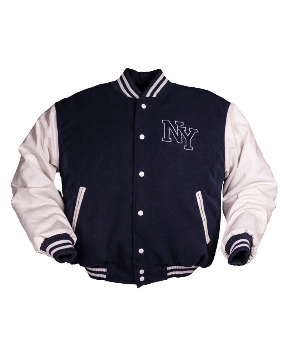 Mil-Tec Collegejacke NAVY/WEISS