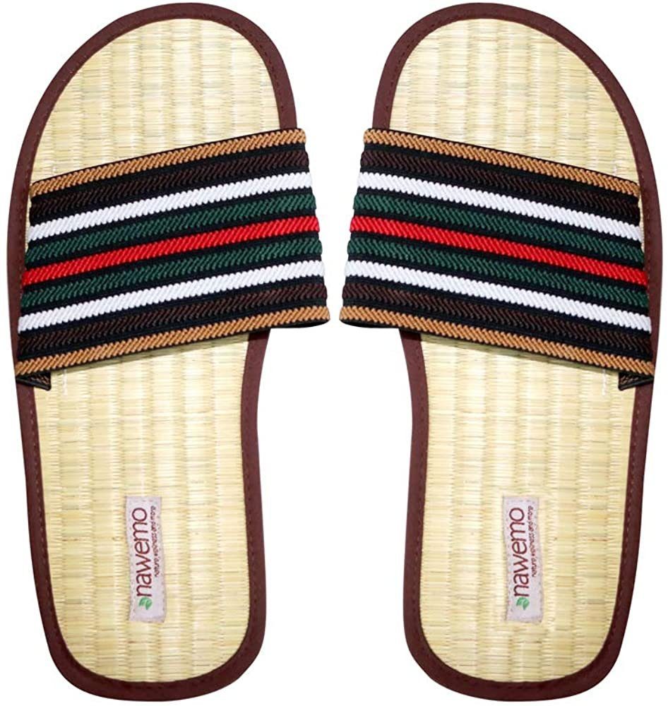Nawemo Zimtlatschen Nawemo "Brown-Strap" Slipper günstig online kaufen