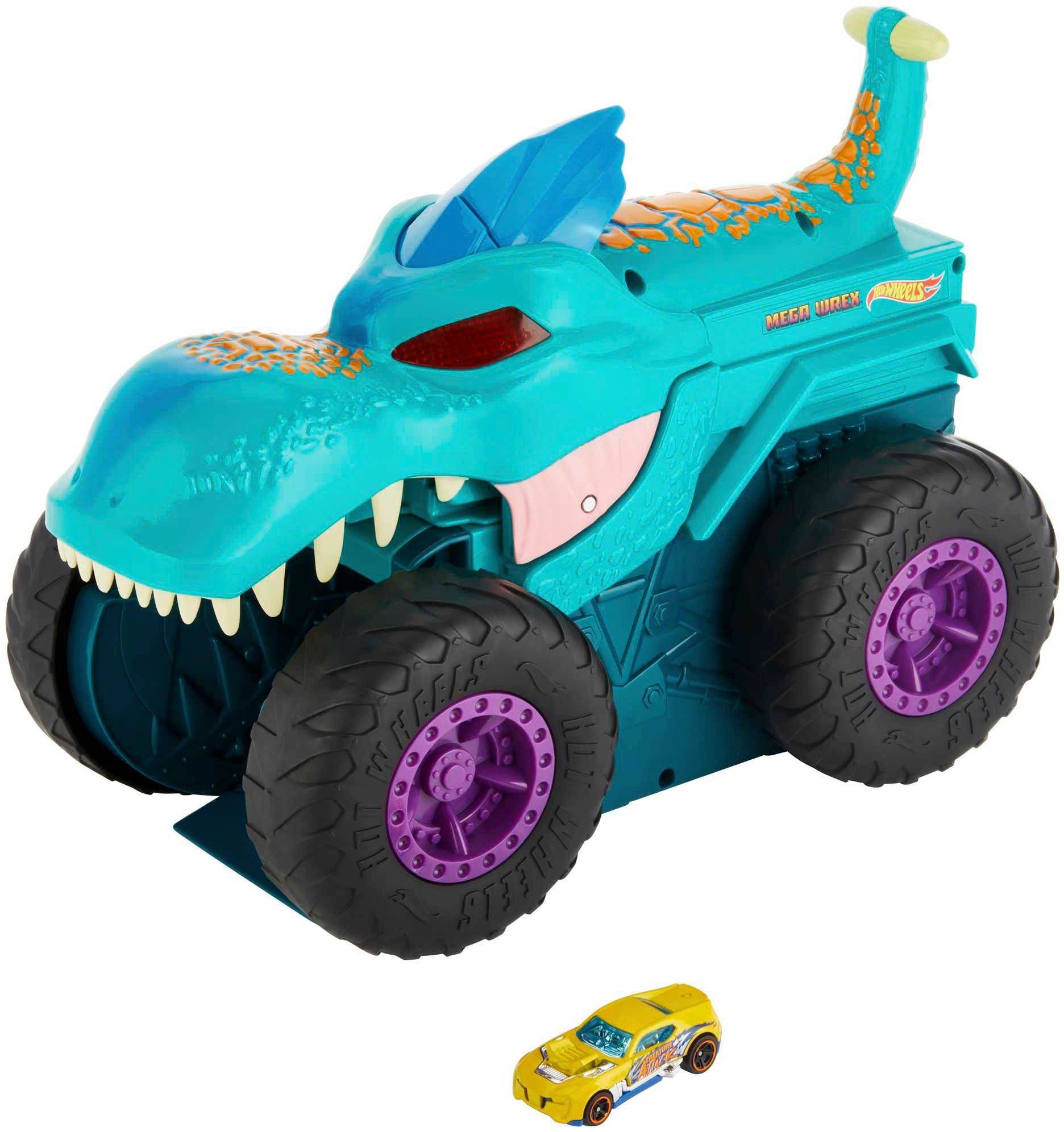 Hot Wheels Spielzeug-Monstertruck Mega-Wrex, mit Licht und Sound