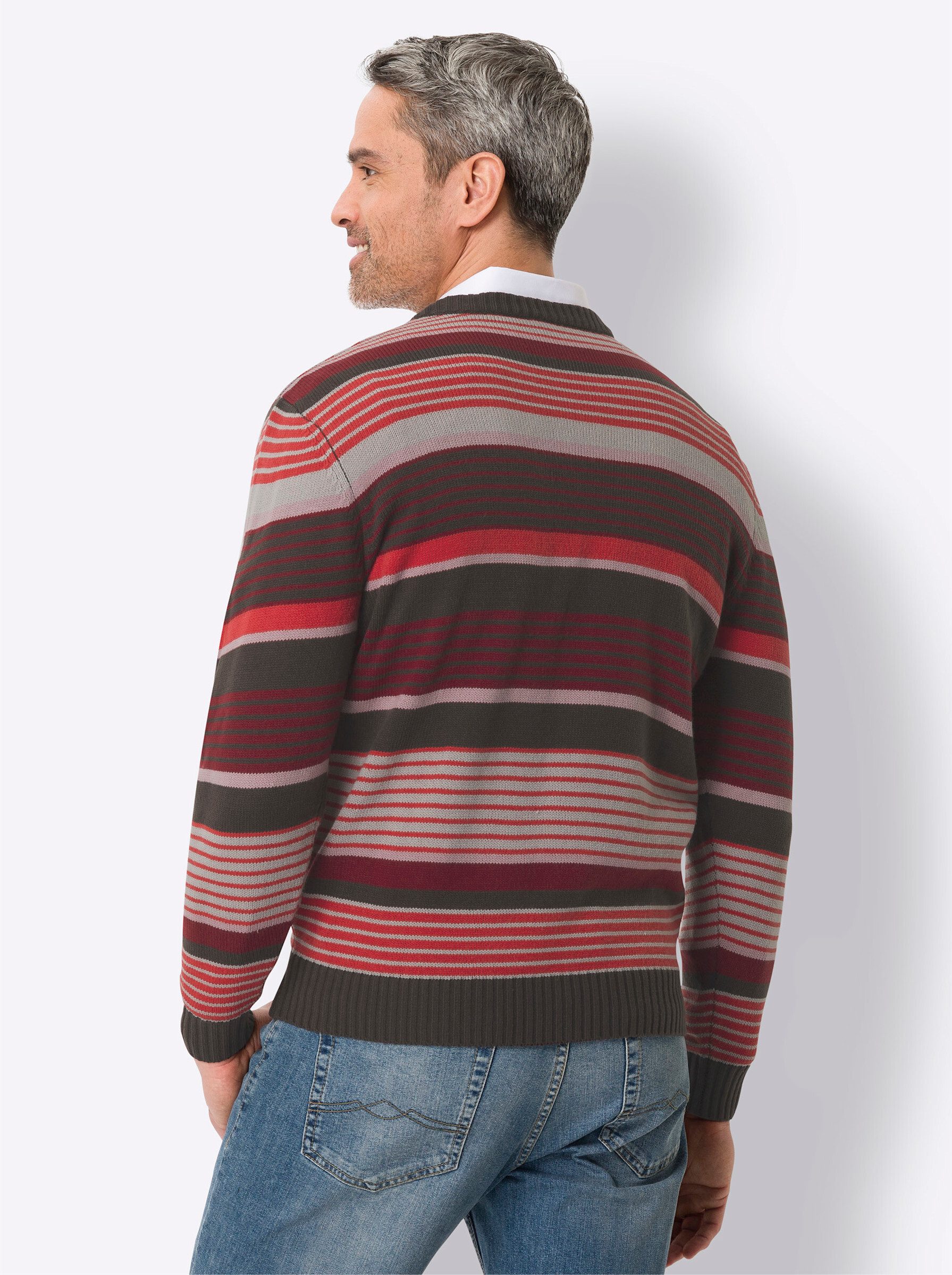 Sieh an! Strickpullover V-Ausschnitt-Pullover . günstig online kaufen