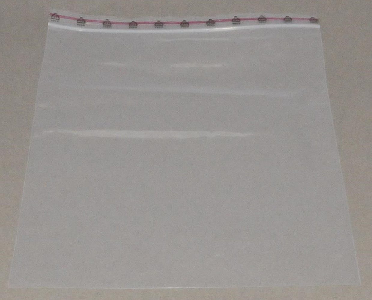 MAX24 Folienbeutel 1.000 Druckverschlussbeutel 50my transparent - 18x25cm
