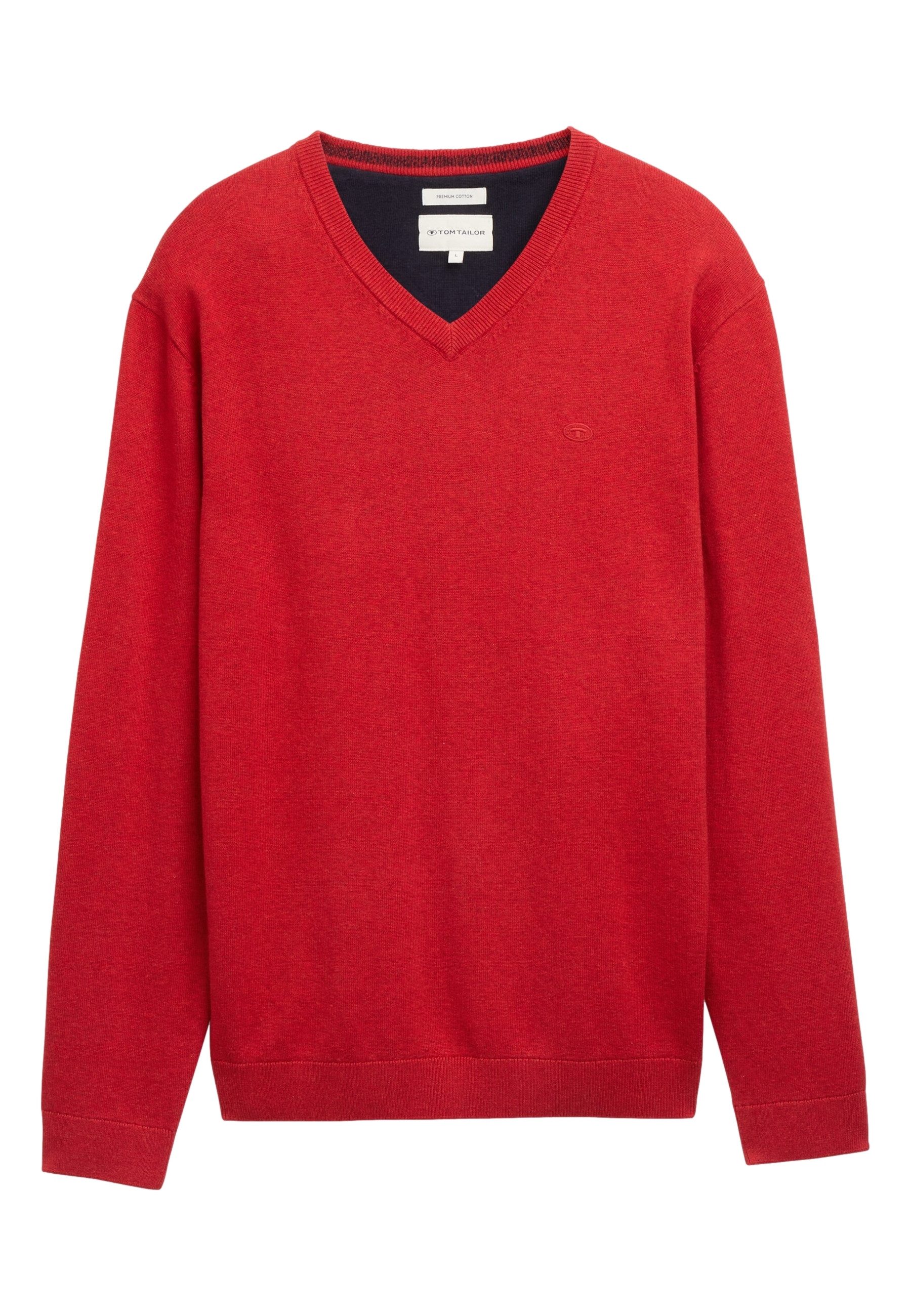 TOM TAILOR Strickpullover Pullover Strickpullover V-Neck (1-tlg) günstig online kaufen