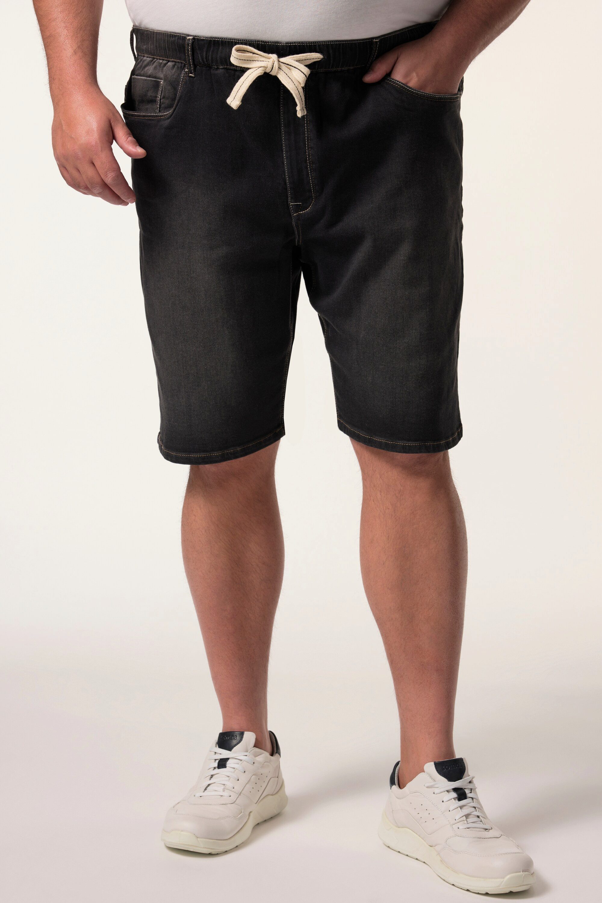 Men Plus Bermudas Superstretch-Jeansbermuda