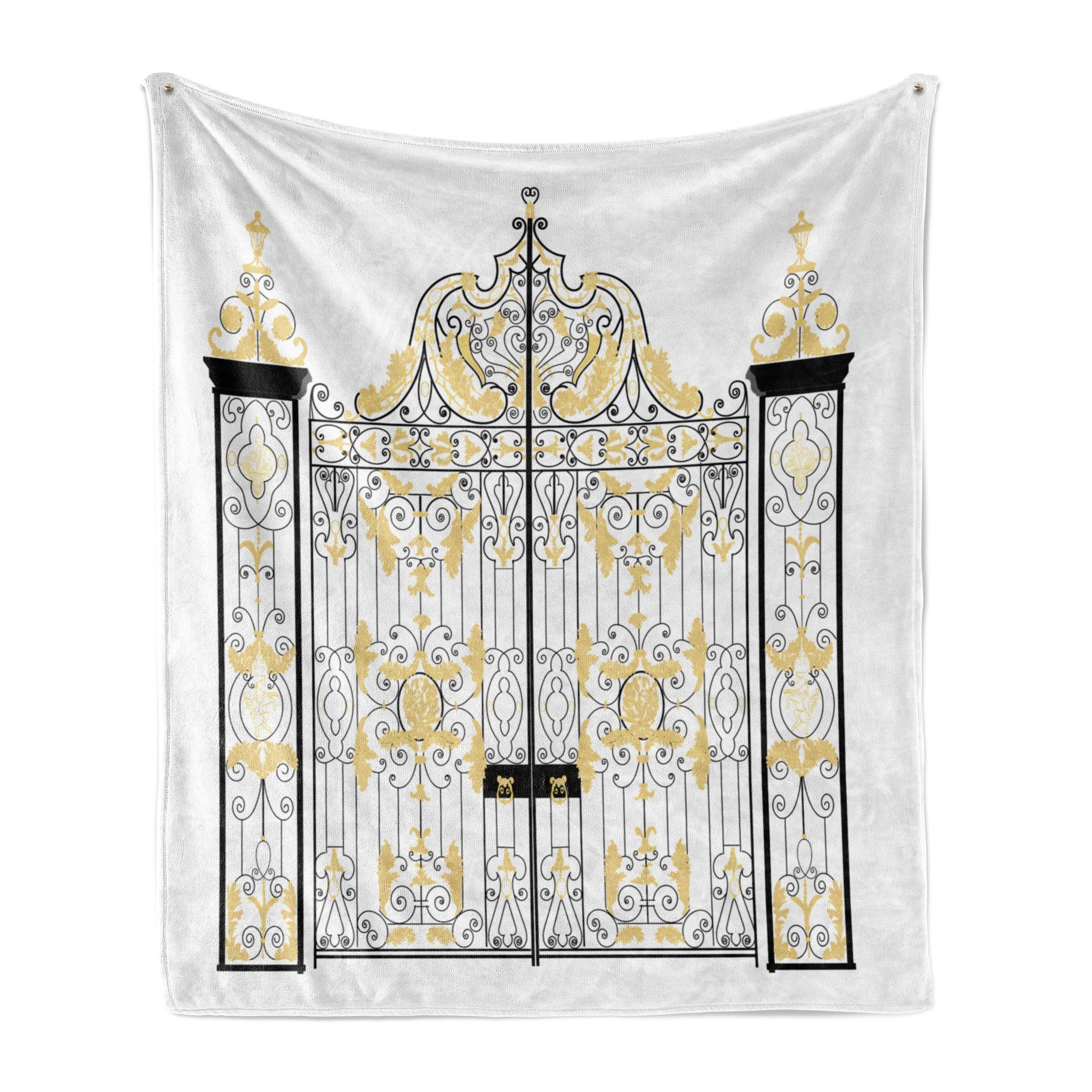 Wohndecke Gemütlicher Plüsch für den Innen- und Außenbereich, Abakuhaus, Herzog Kensington Königspalast Tür