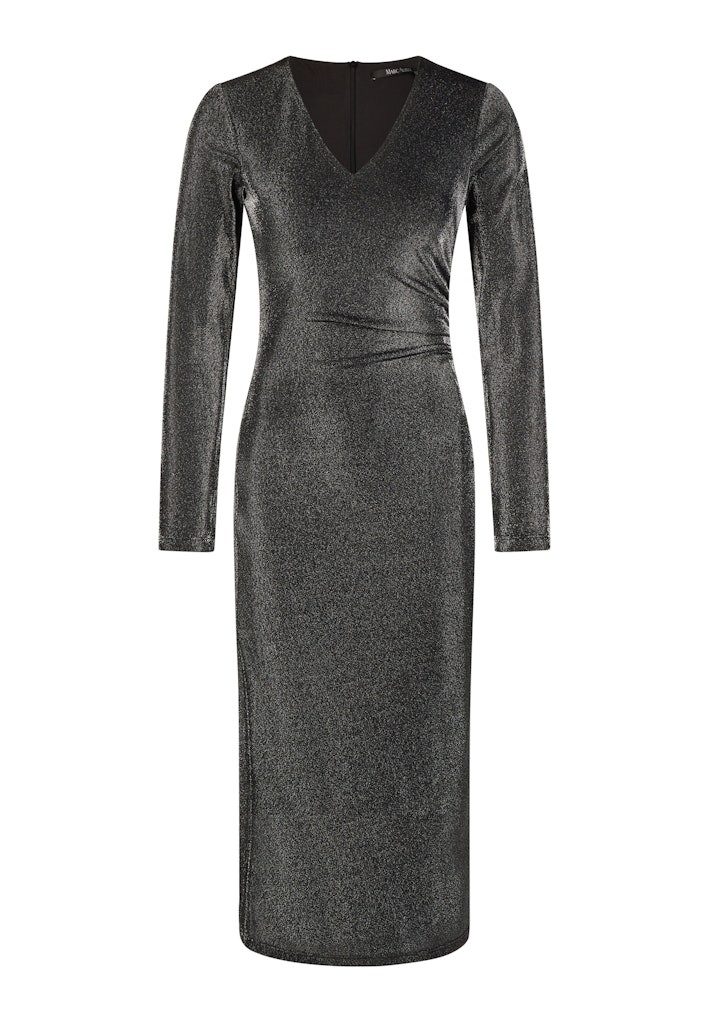 Druckkleid Kleid aus Lurex-Jersey gun metal varied