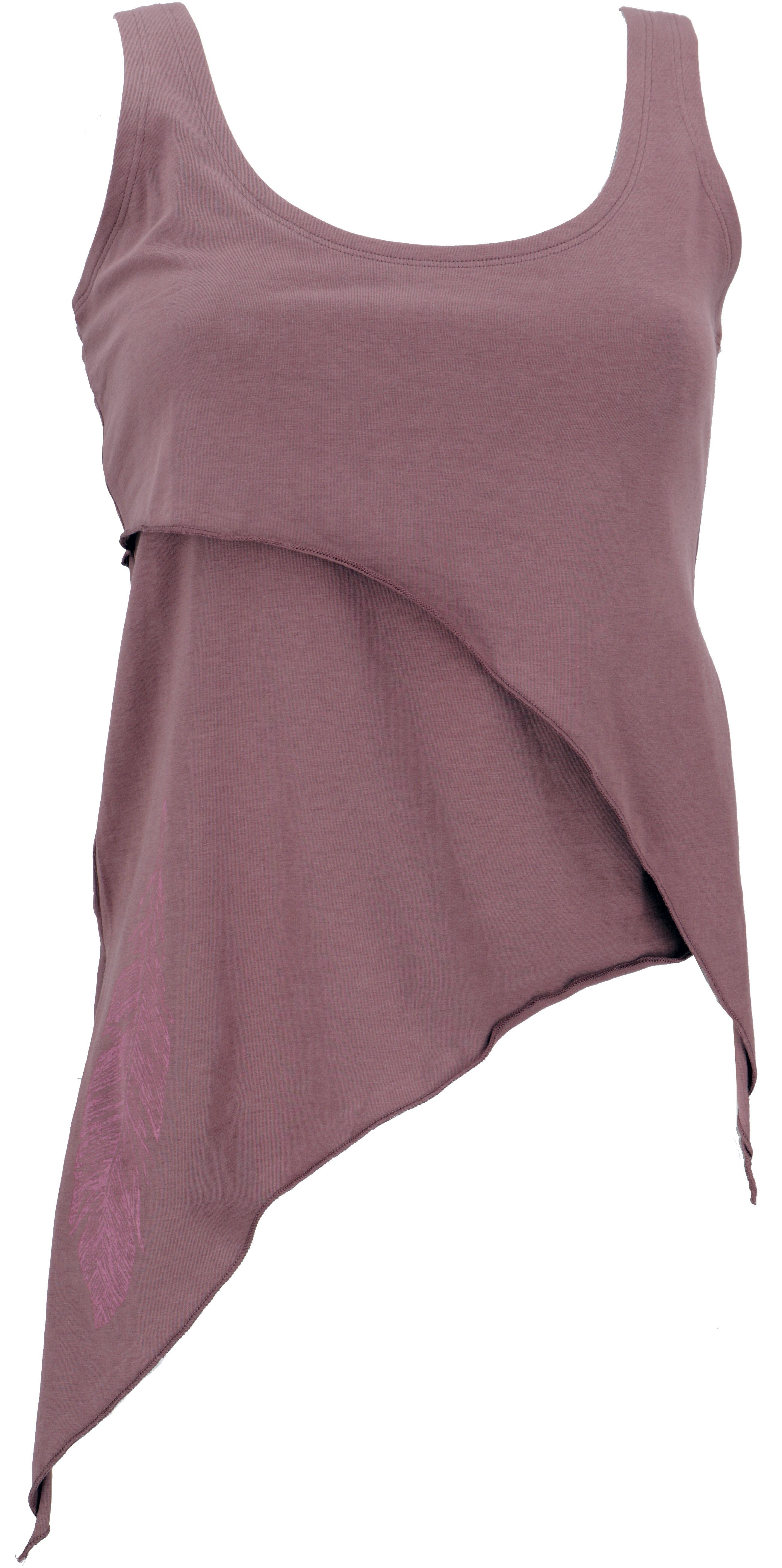 Guru-Shop T-Shirt Festival Elfen Top aus Bio-Baumwolle, Lagentop,.. Ethno Style, alternative Bekleidung, Festival
