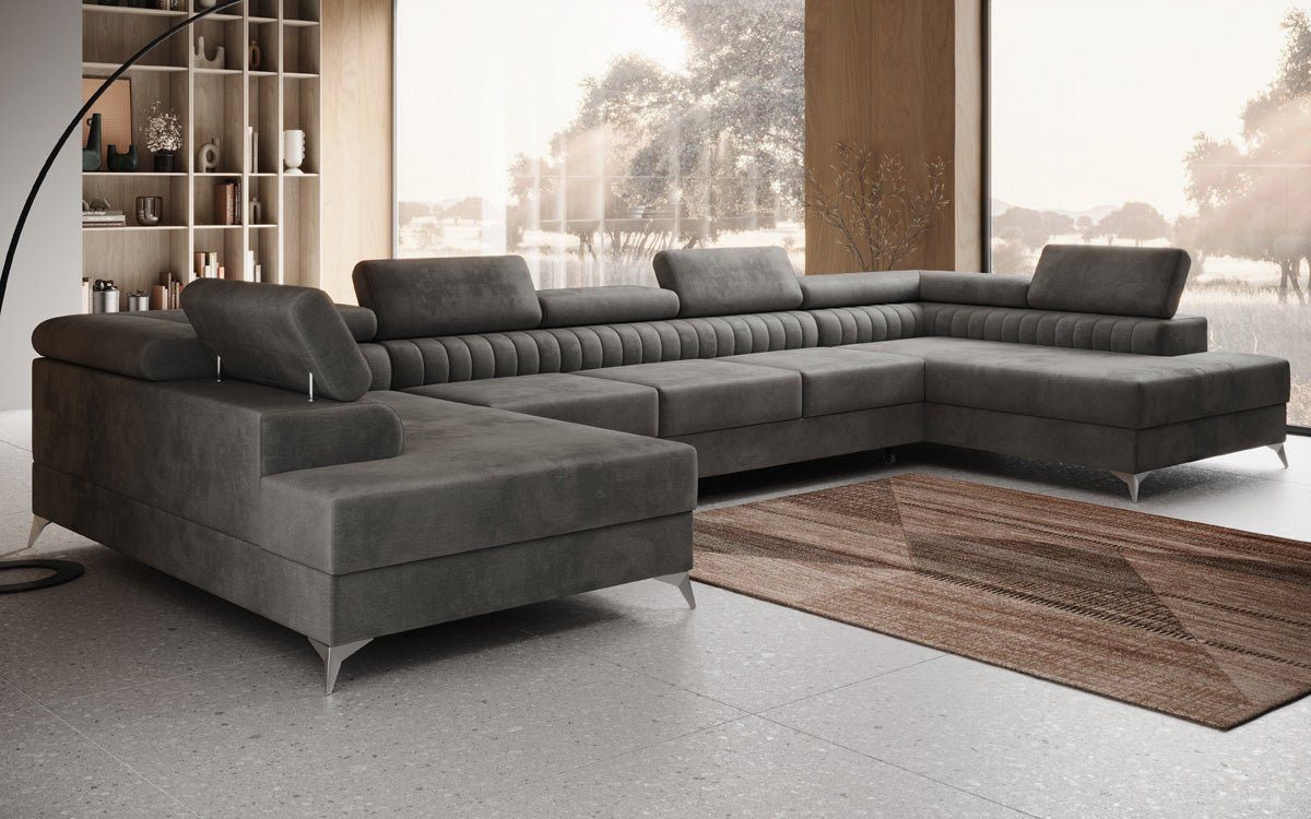 Luxusbetten24 Schlafsofa Designer Sofa Aurea U günstig online kaufen