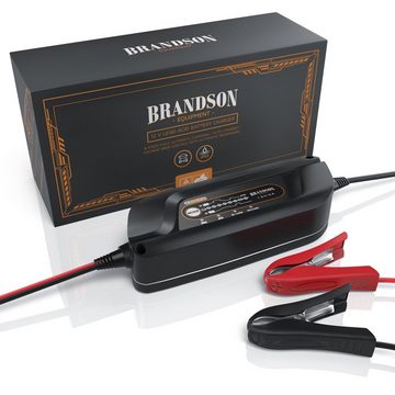 Brandson Autobatterie-Ladegerät (5000 mA, Autobatterie Ladegerät mit 5 Ampere & Rekonditionierungsmodus)