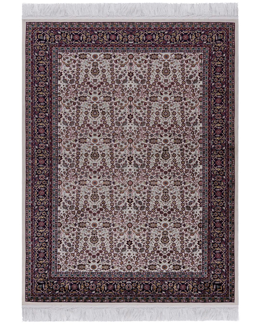 Mazovia Designteppich Klassisch Orientalisch Beige Rosa Wohnzimmer, Schlafzimmer, Büro, Fußbodenheizung