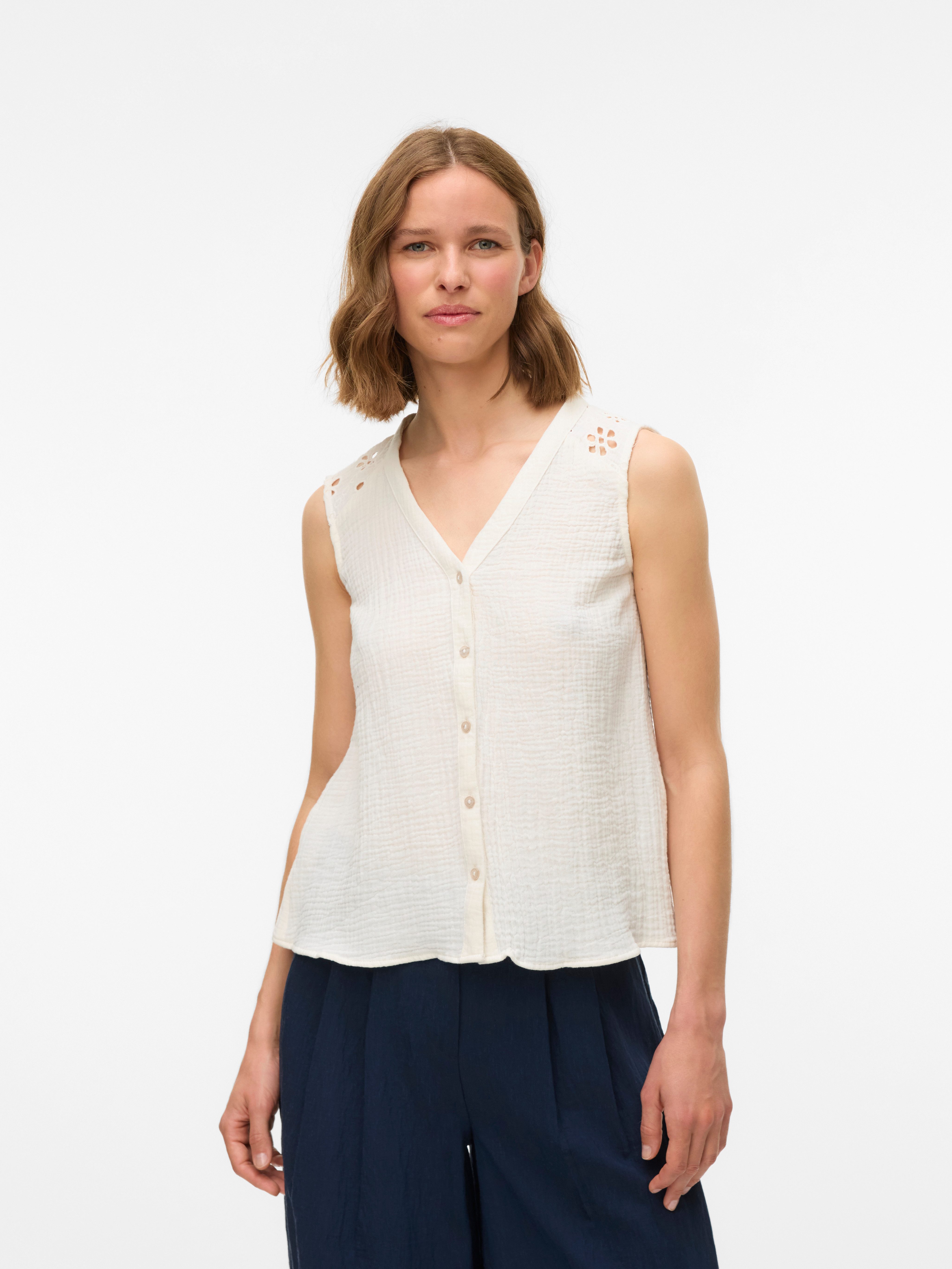 Vero Moda Blusentop VMNATALI SL TOP WVN GA günstig online kaufen