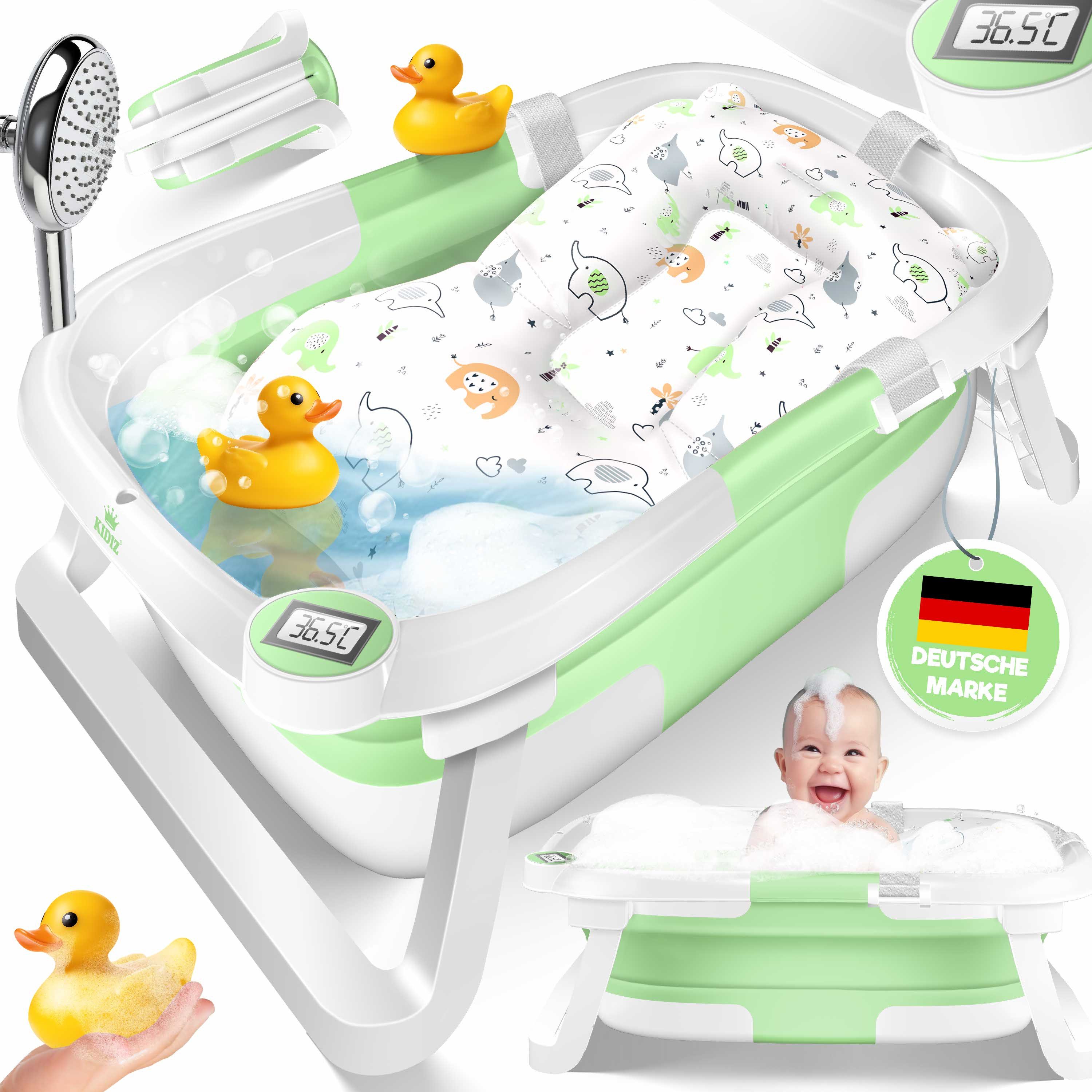 KIDIZ Babybadewanne, Baby Badewanne für Neugeborene Kleinkinder 0-12 Monate Babywanne