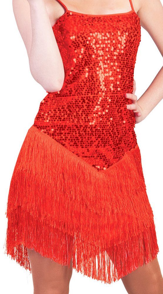 Funny Fashion Kostüm Charleston Kleid Marlene für Damen - Rot günstig online kaufen