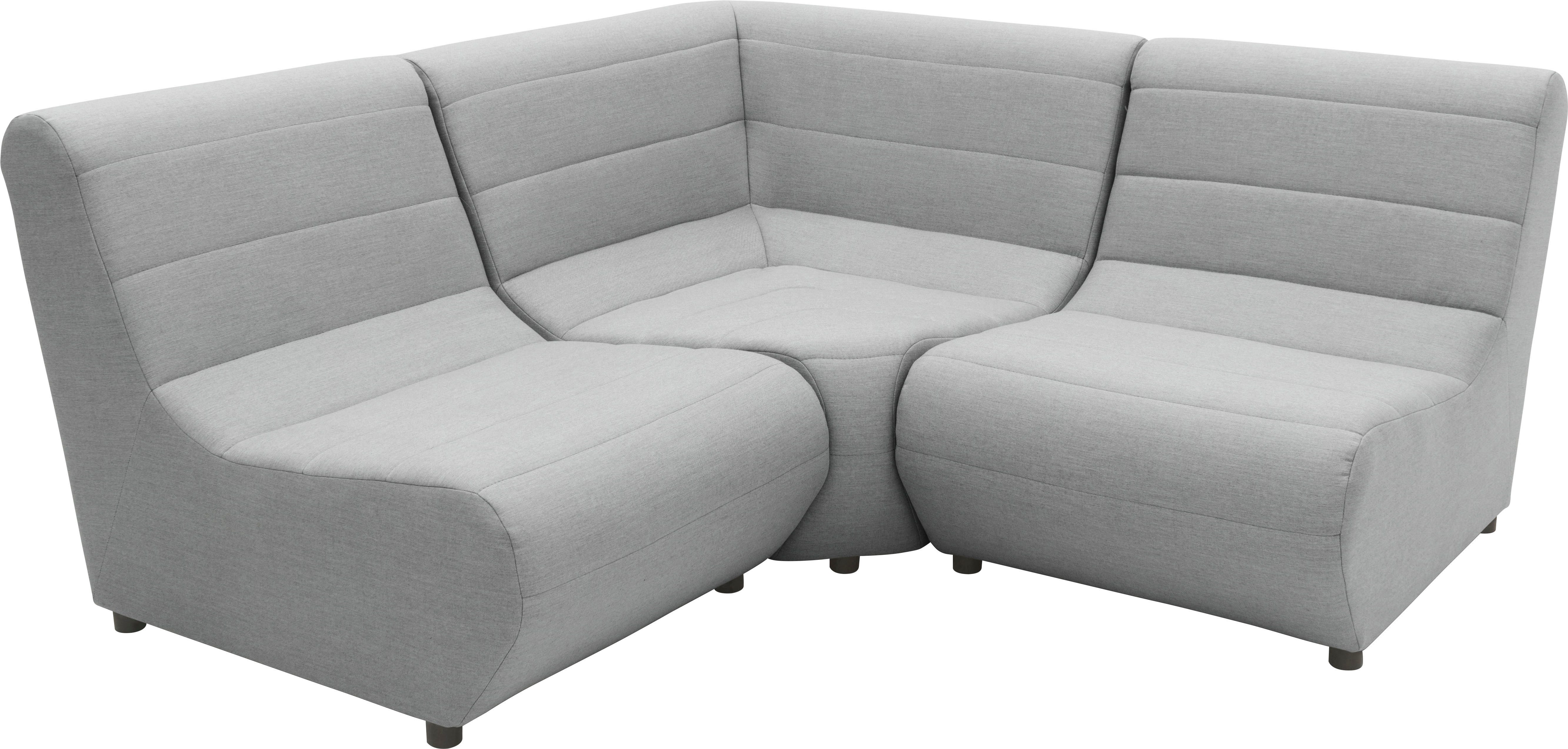 DOMO collection Ecksofa Soleil, pflegeleichter und wetterfester Bezug, Outdoor, besonderes Design und Formgebung, individuell erweiterbar