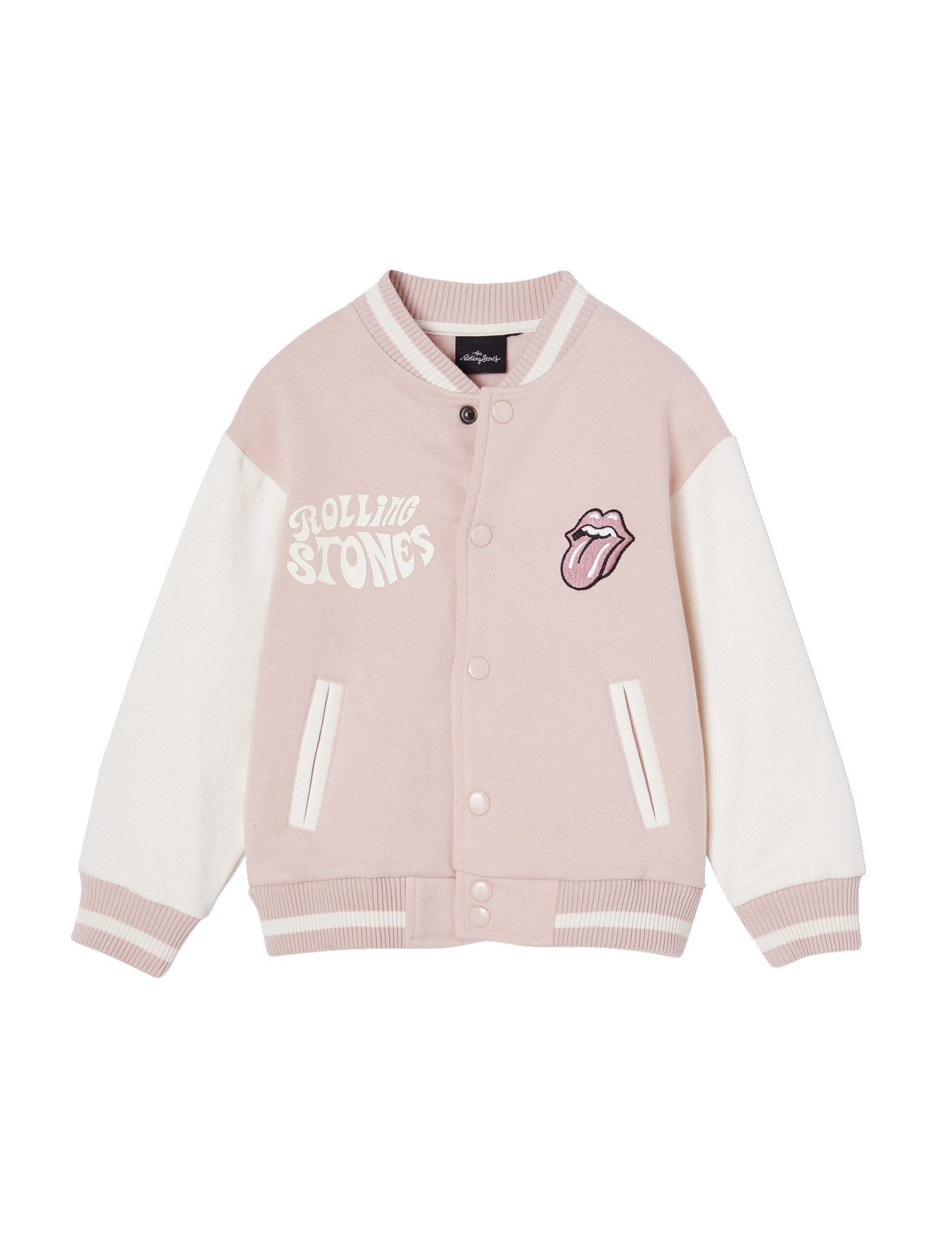 vertbaudet Blouson Kinder Bomberjacke THE ROLLING STONES