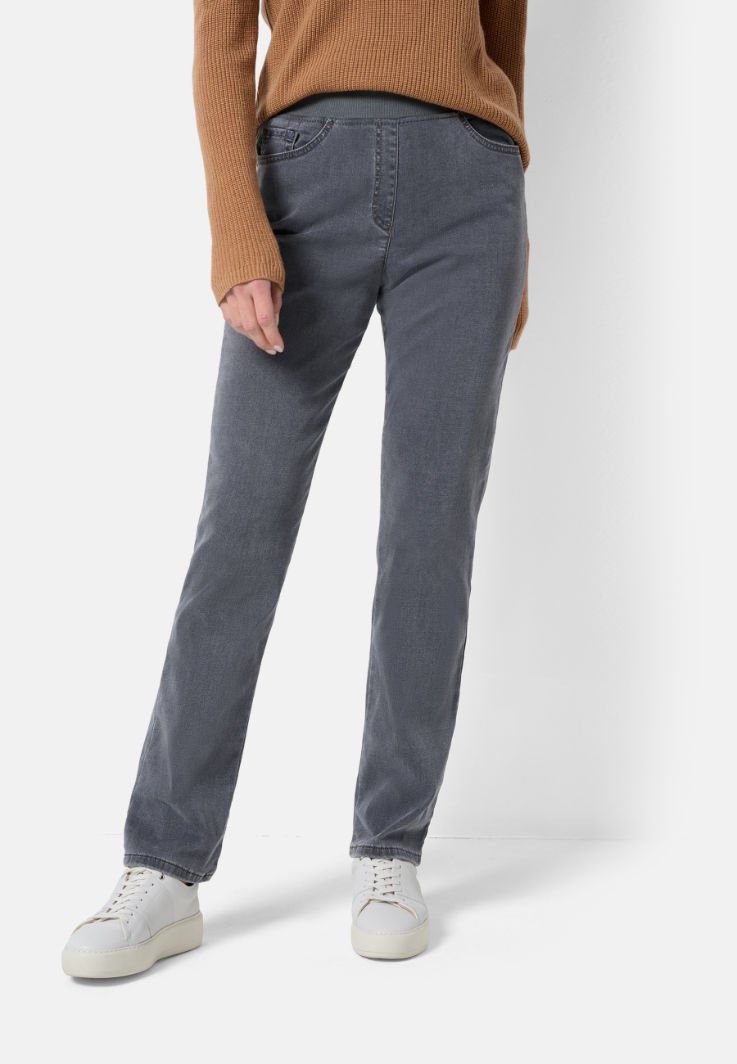 BRAX Jeans PAMINA grau Bequeme Style by RAPHAELA