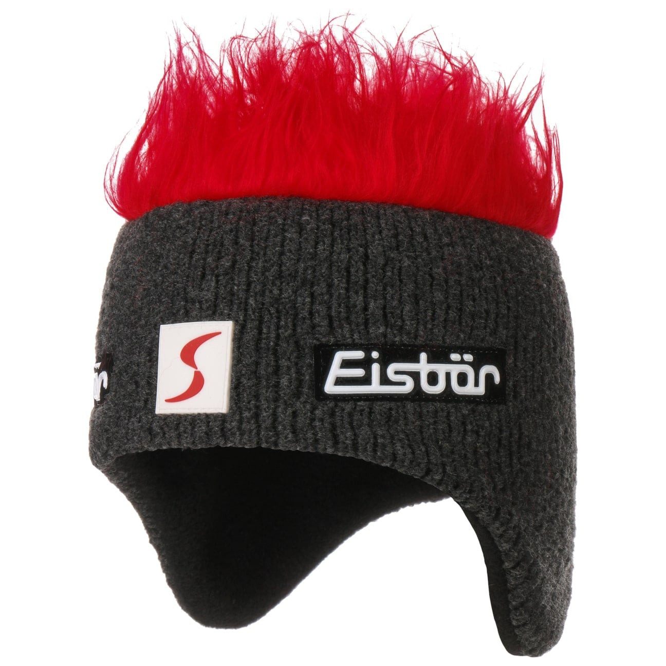 Eisbär Strickmütze (1-St) Wintermütze mit Futter, Made in Austria