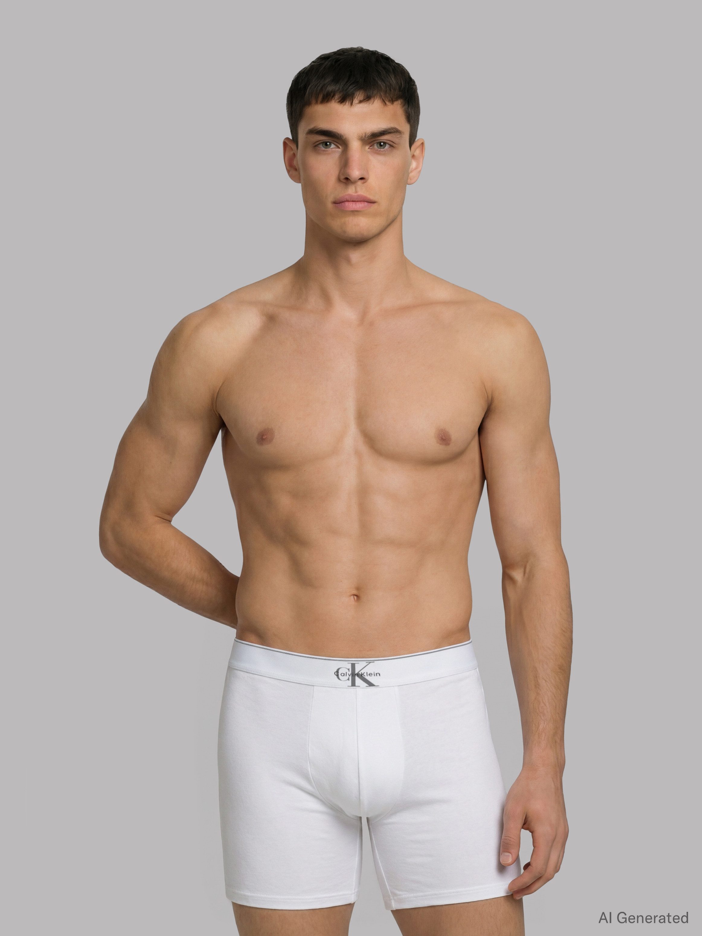 Calvin Klein Underwear Boxershorts Boxer Brief 3PK (Packung, 3er-Pack) Körpernahe Passform mit elastischem Bund